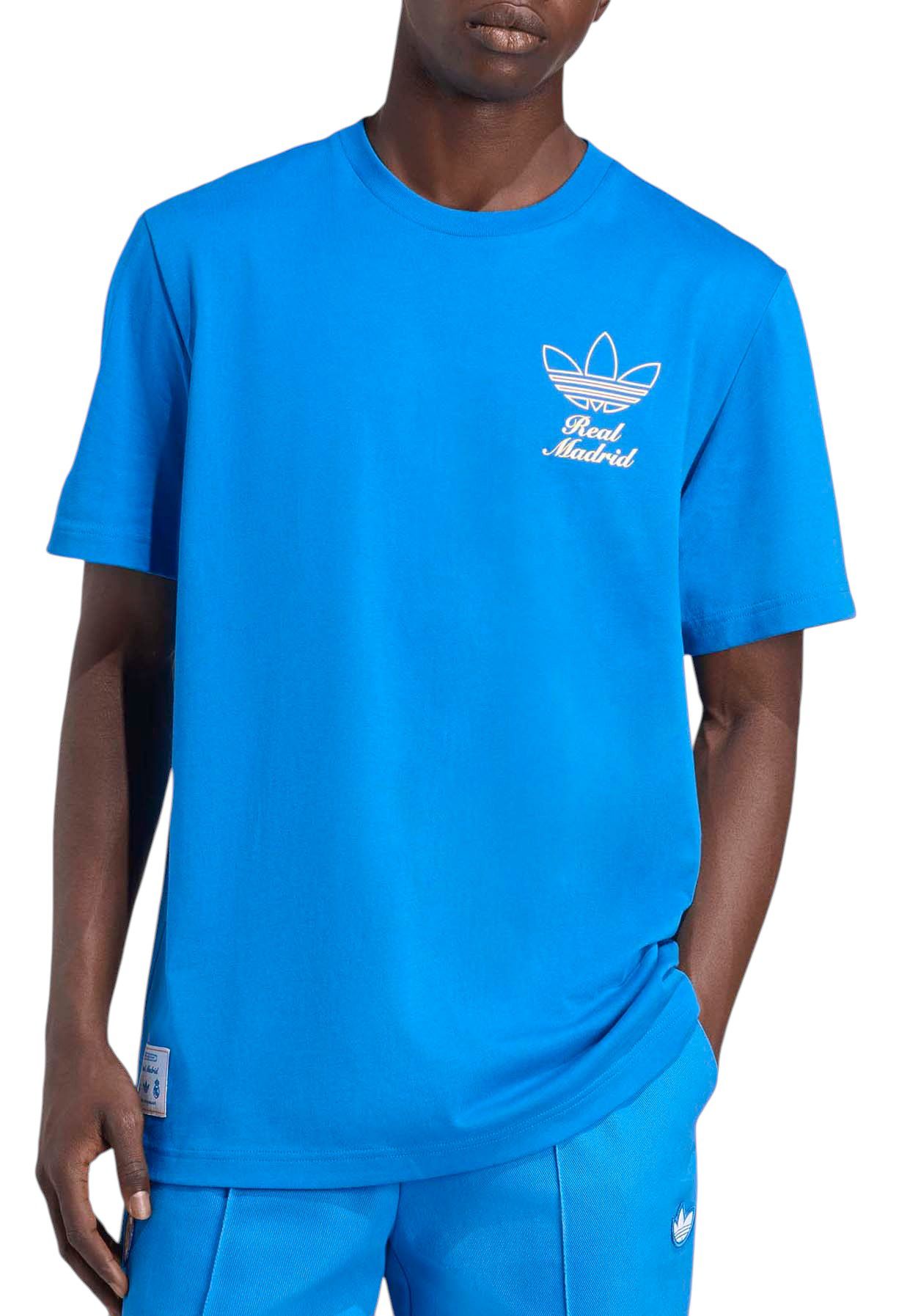 adidas Adult Real Madrid 2025-26 Blue Vintage Third Short Sleeve T-Shirt product image