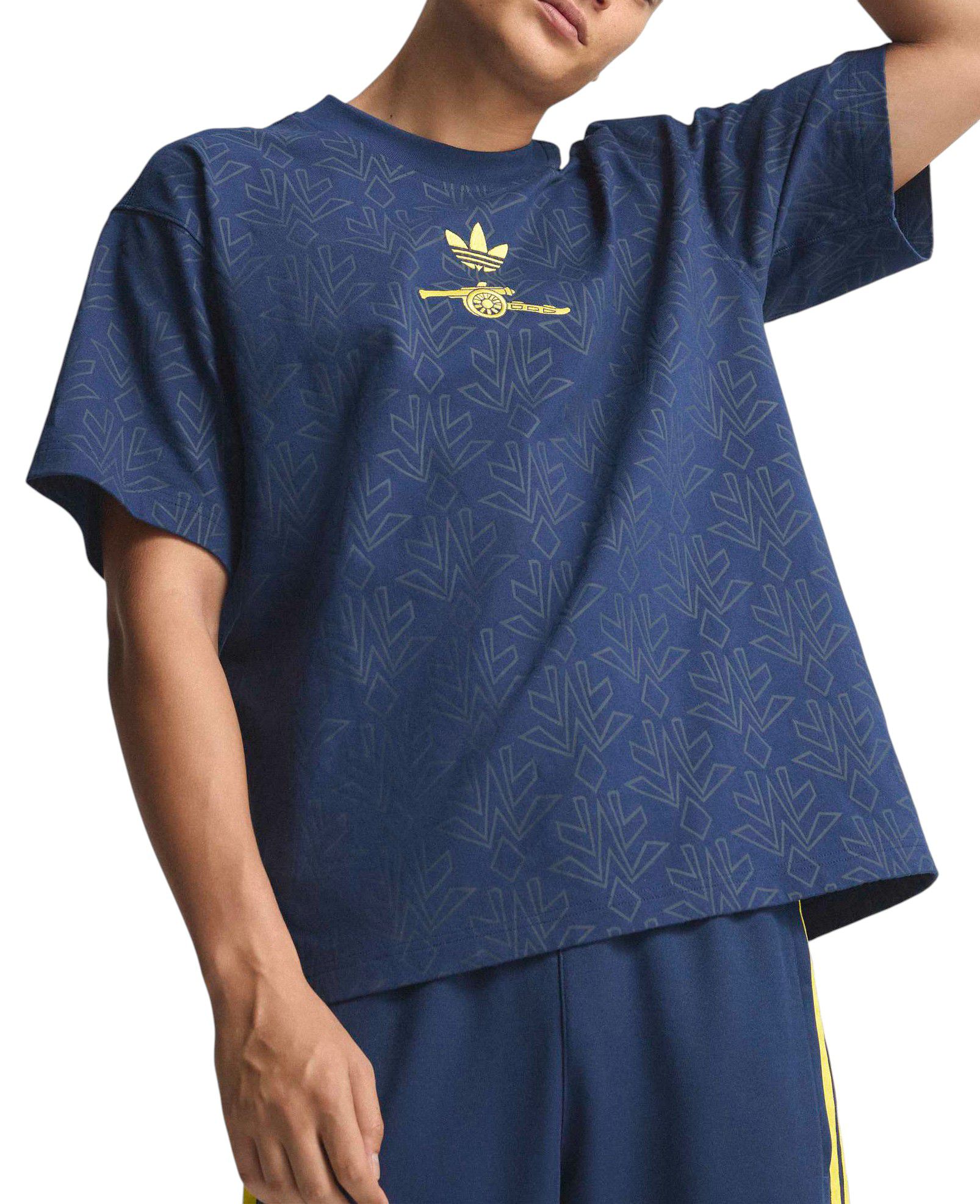 adidas Adult Arsenal Indigo Vintage T-Shirt product image