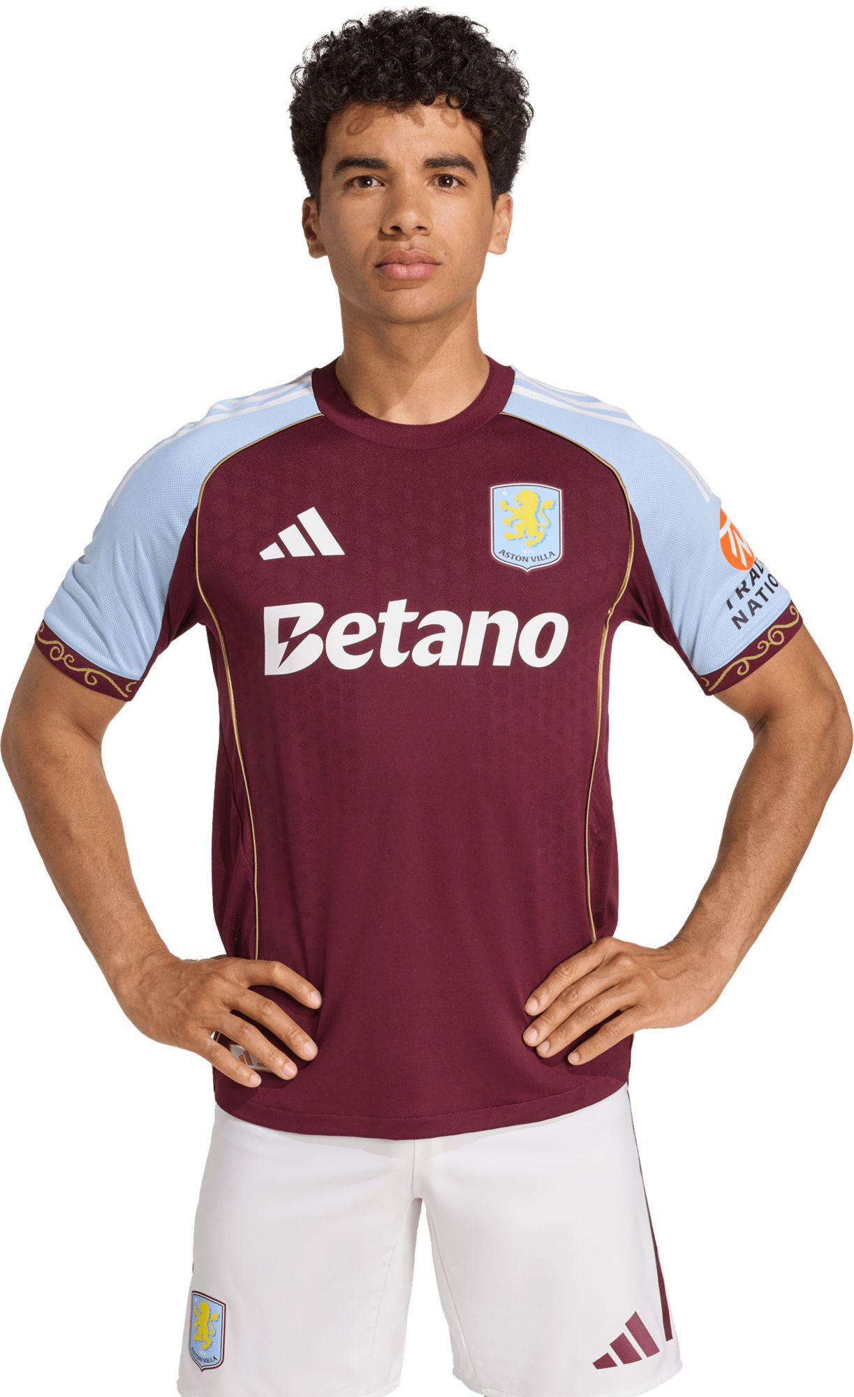 adidas Adult Aston Villa 2025-26 Maroon Authentic Jersey product image