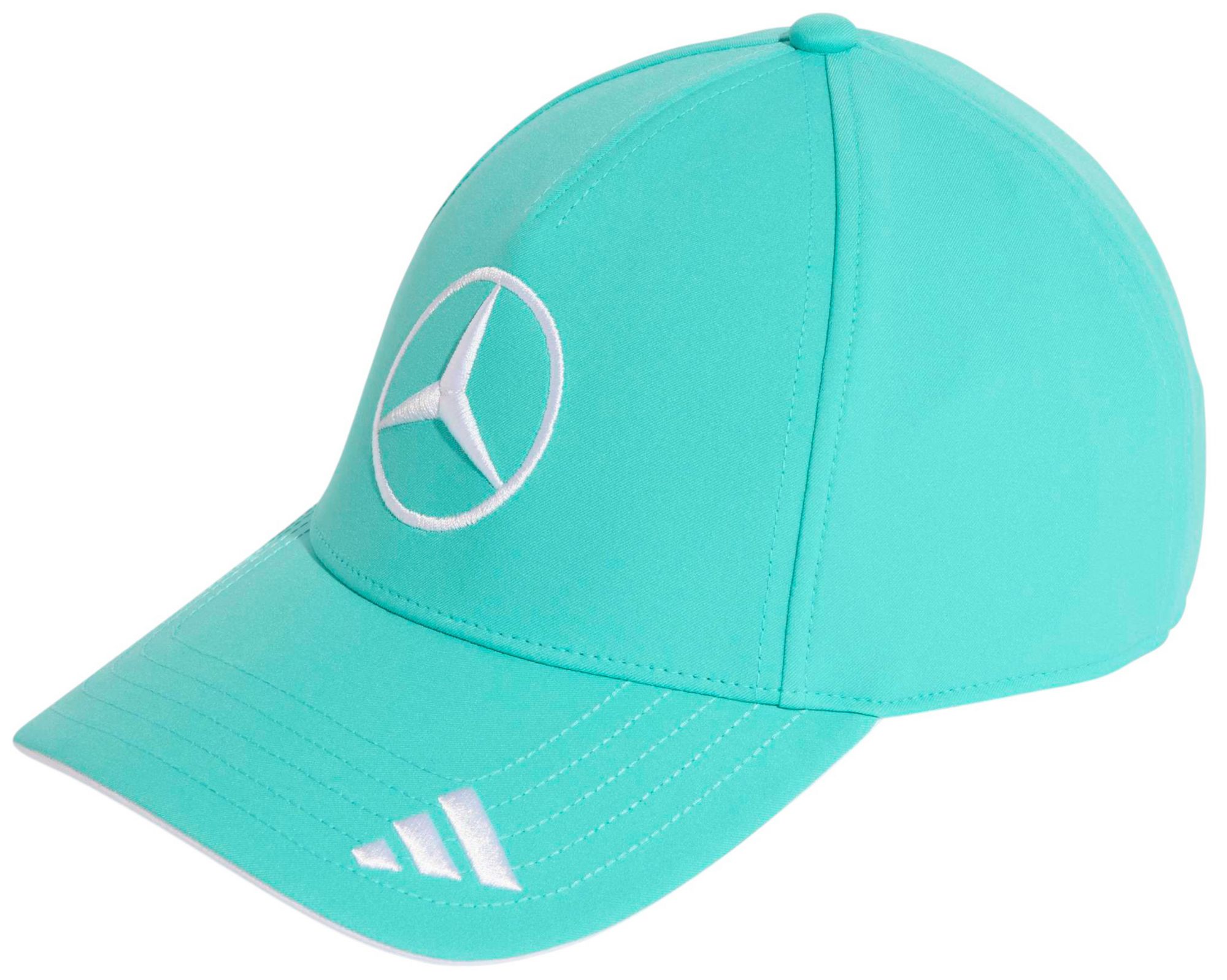 adidas Men's F1 Mercedes Teal Adjustable Dad Hat product image