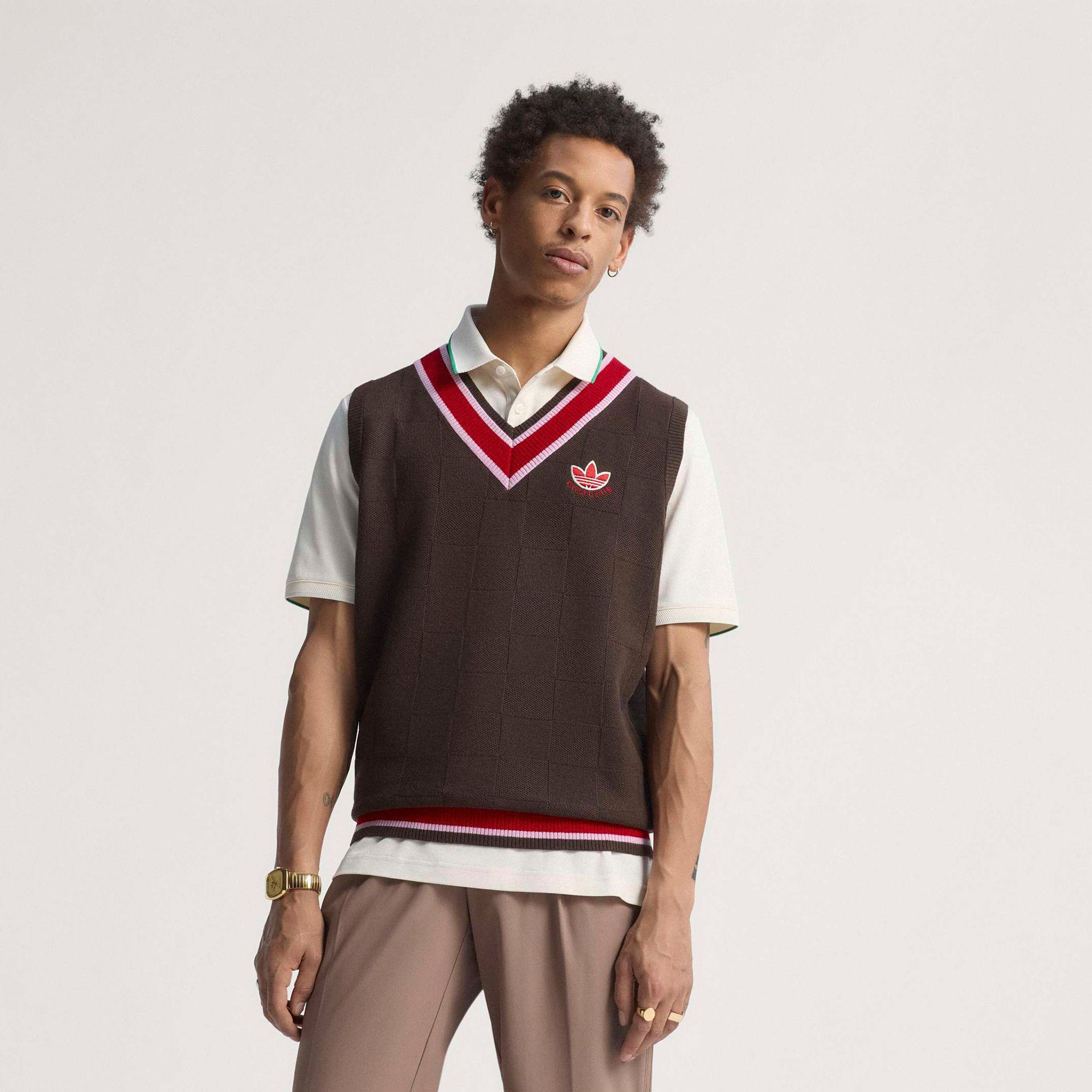 adidas Originals Men's Sleeveless Knit Golf Vest product image