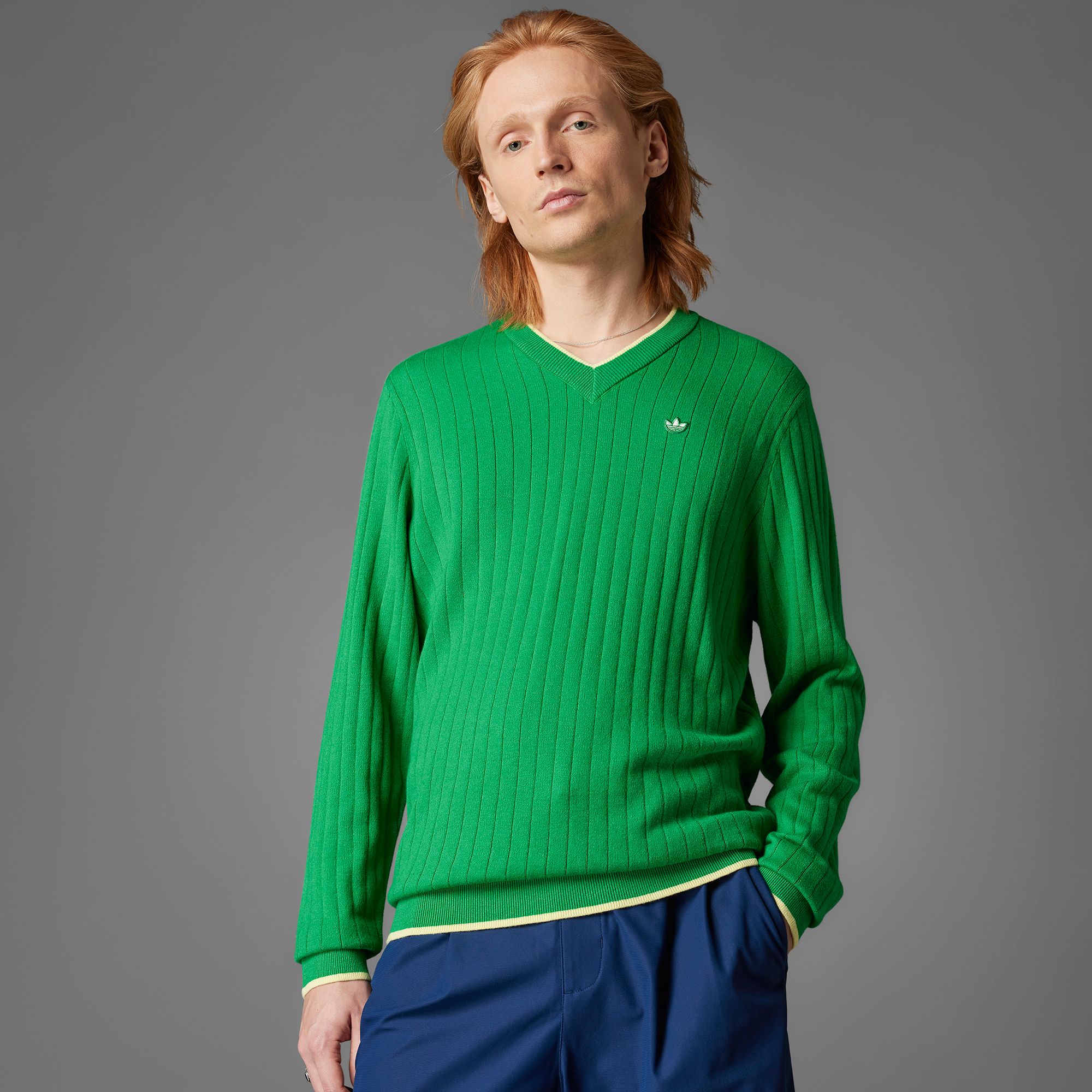 adidas Originals Men's Cashmere Knit Golf Sweater product image