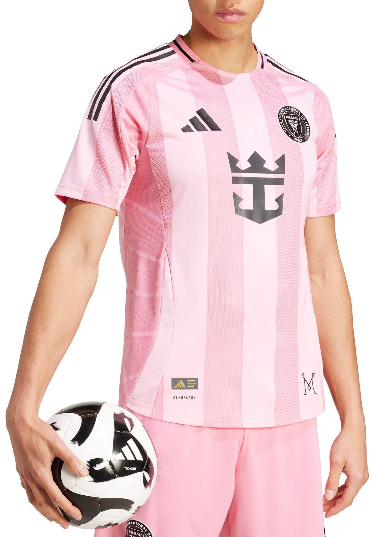 adidas Men's Inter Miami CF 2025 Pink Home Authentic Jersey product image