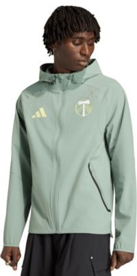 adidas Men's Portland Timbers Green 2026 Home Travel Full-Zip