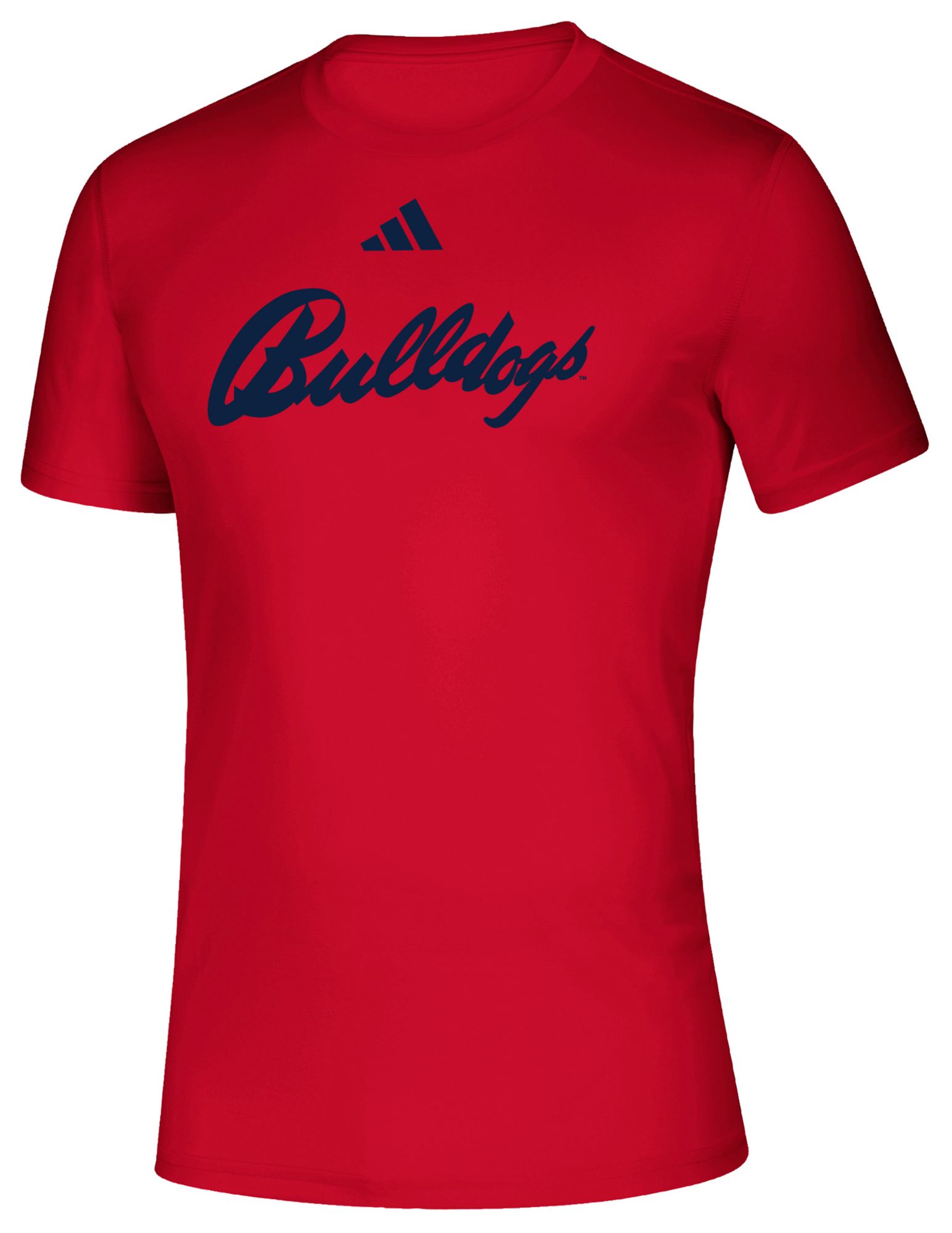adidas Men's Fresno State Bulldogs Red Creator Vault Short Sleeve T-Shirt product image