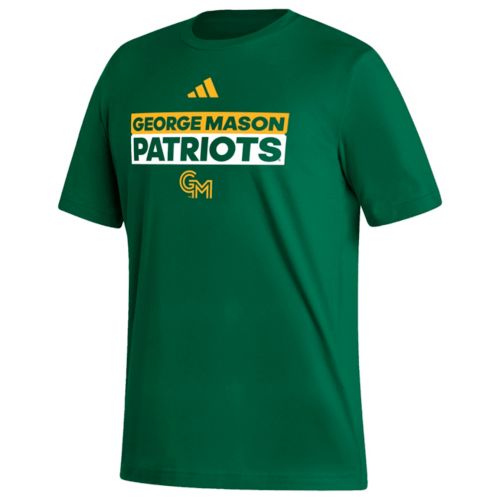 adidas Men's George Mason Patriots Green Fresh Icon T-Shirt