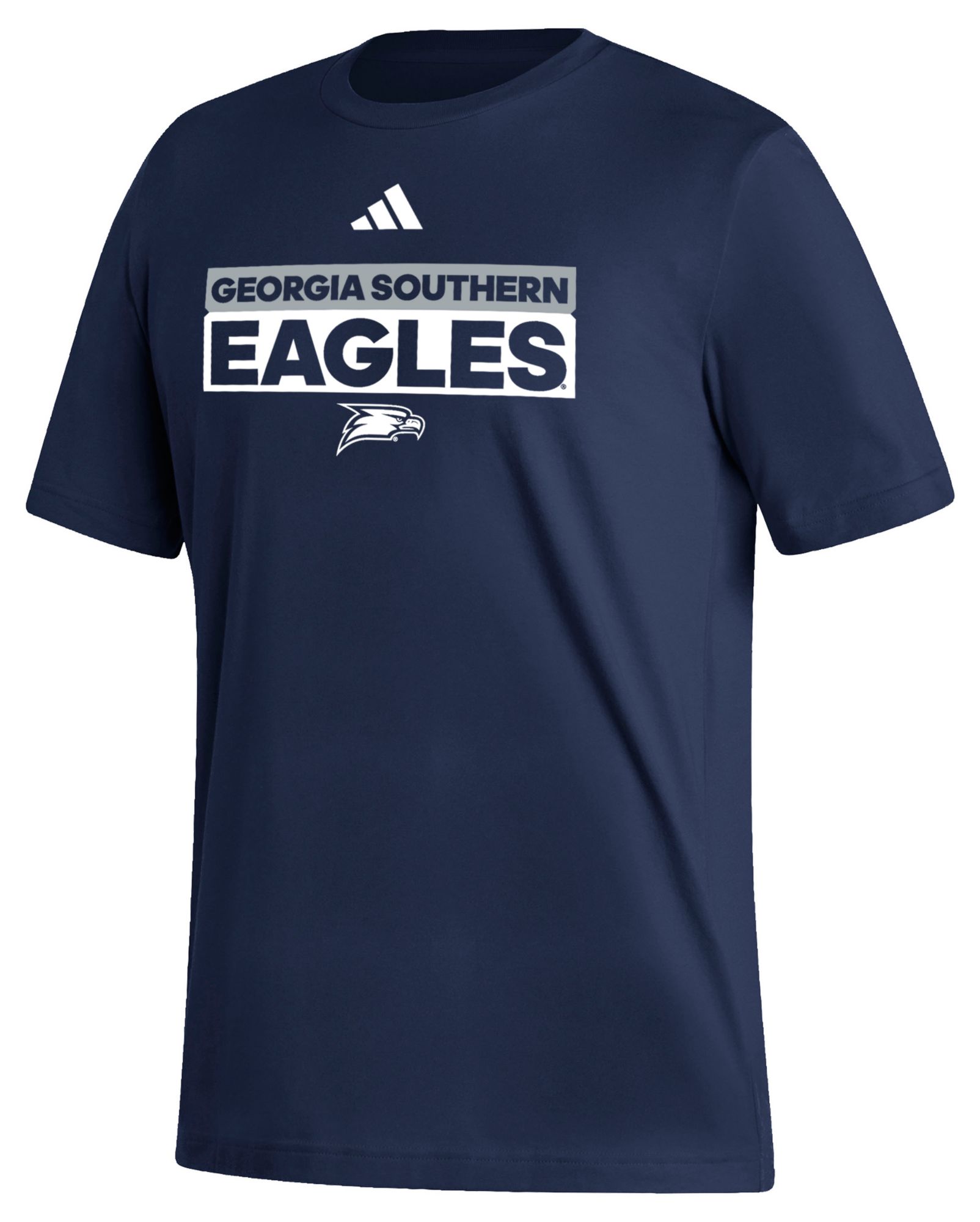 adidas Men's Georgia Southern Eagles Navy Fresh Training Short Sleeve T-Shirt product image