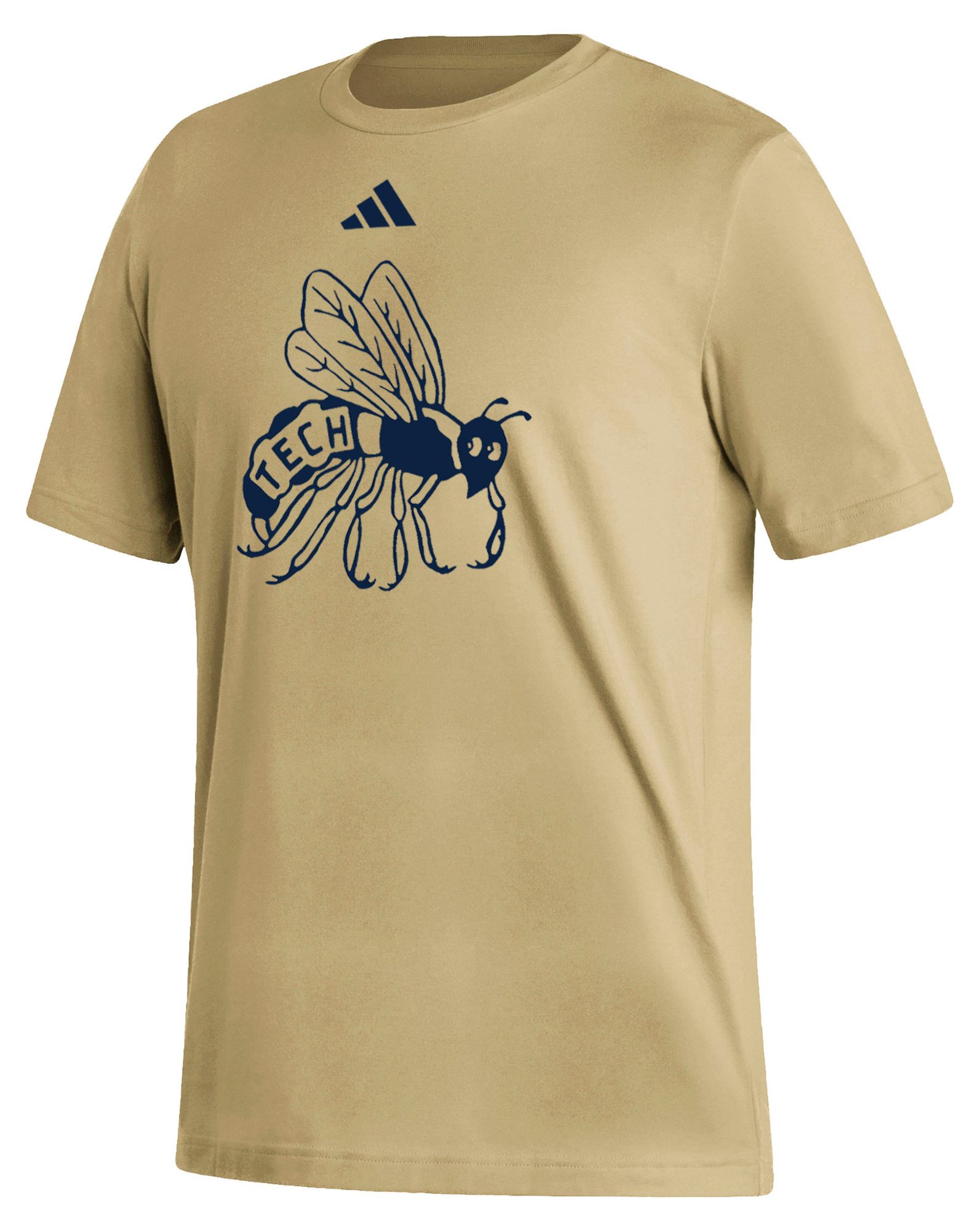 adidas Men's Georgia Tech Yellow Jackets Gold Fresh T-Shirt product image