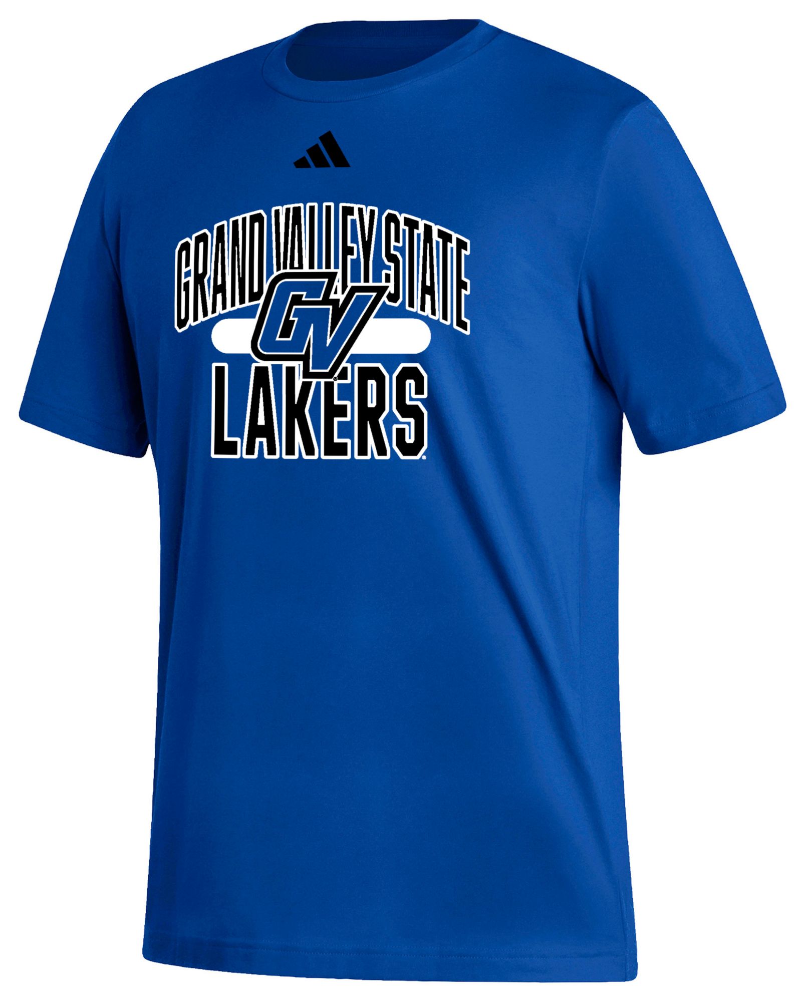 adidas Men's Grand Valley State Lakers Royal Fresh Training Short Sleeve T-Shirt product image