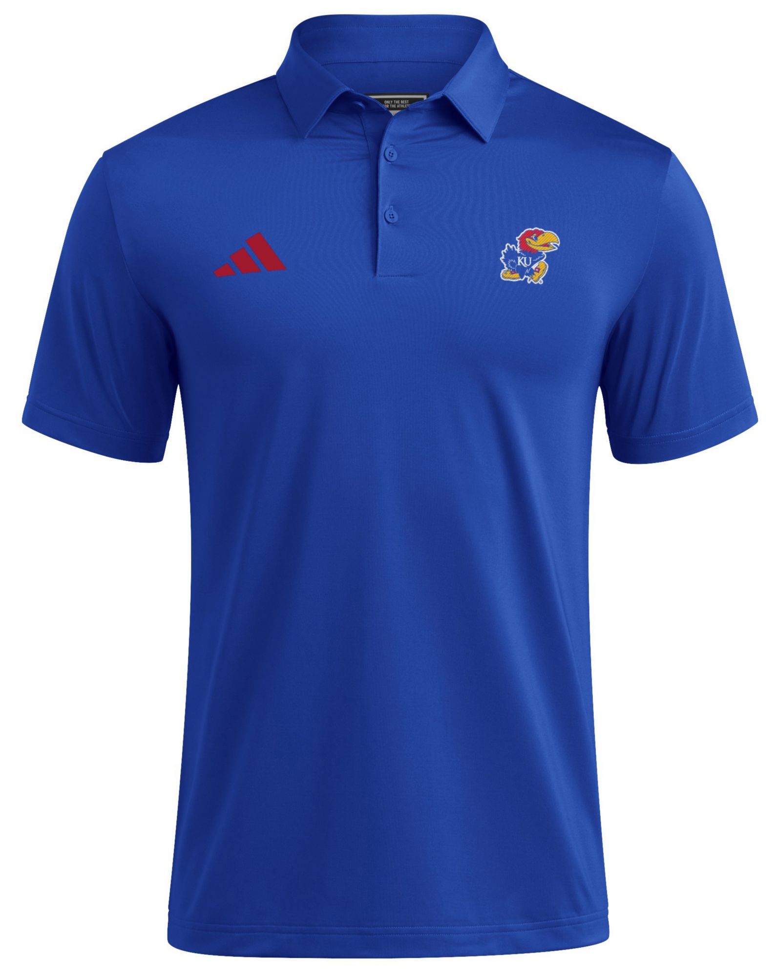 adidas Men's Kansas Jayhawks Blue Ultimate365 Mesh Polo product image