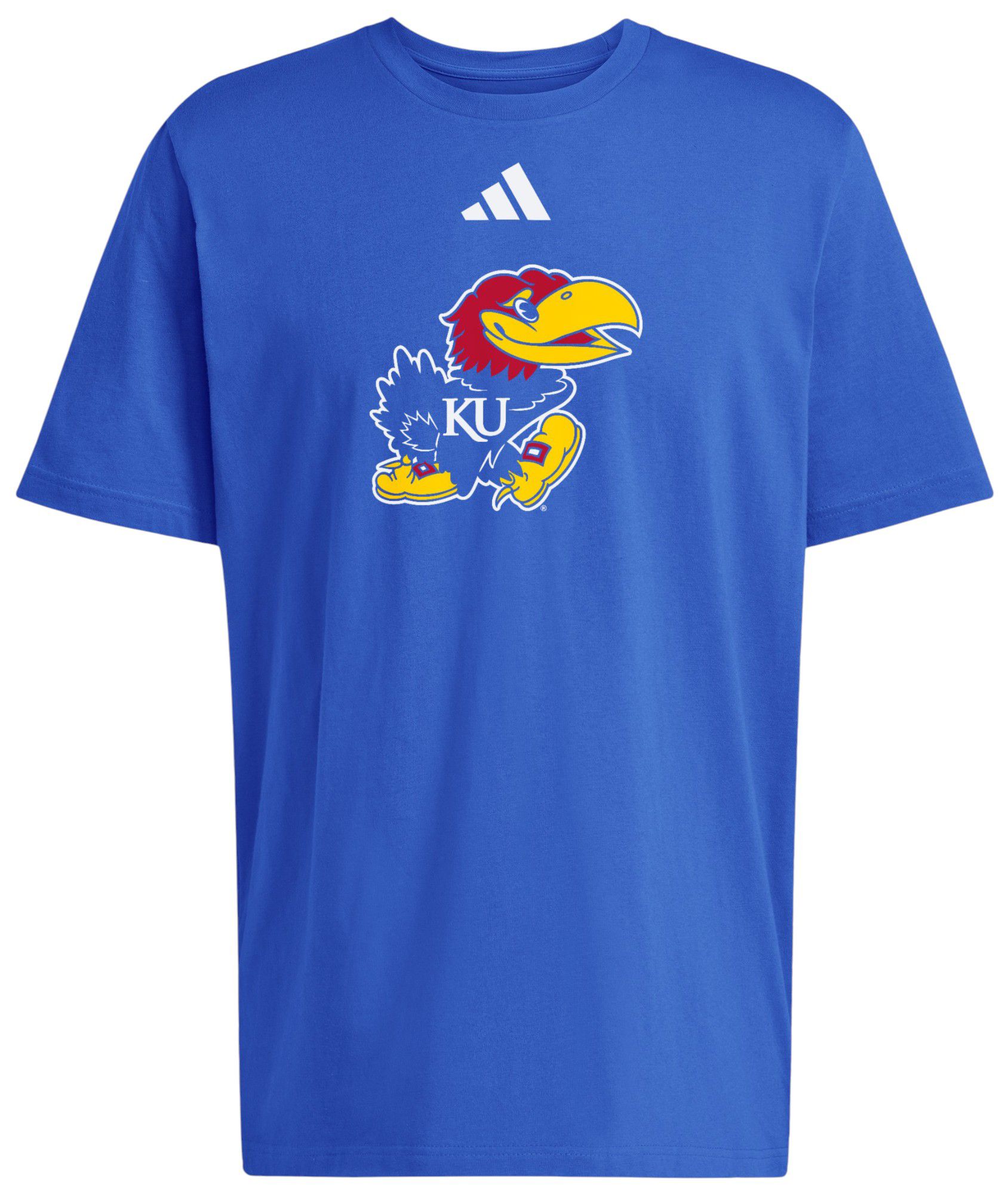 adidas Men's Kansas Jayhawks Team Royal HOB Logo T-Shirt product image