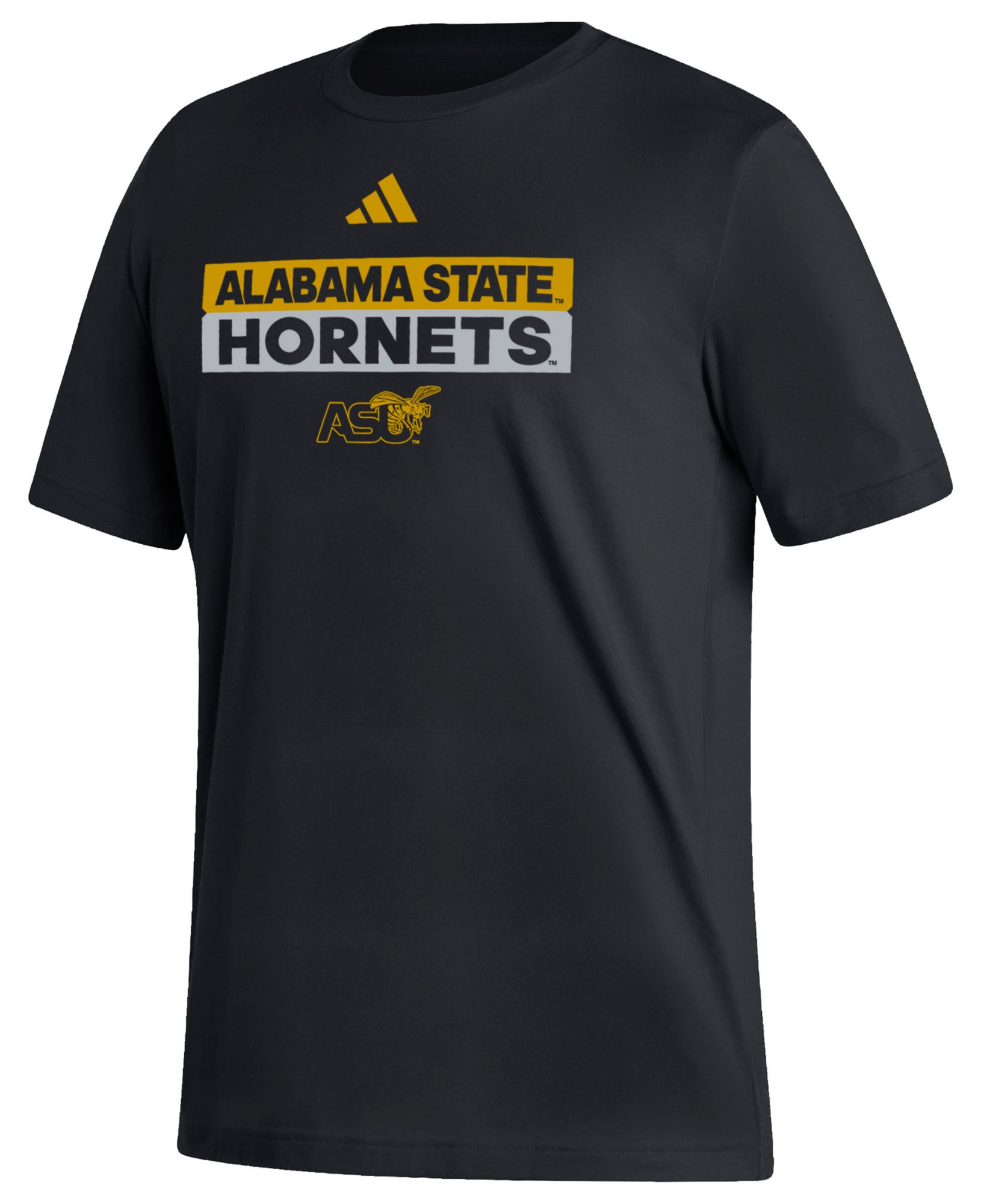 adidas Men's Alabama State Hornets Black Fresh Training Short Sleeve T-Shirt product image