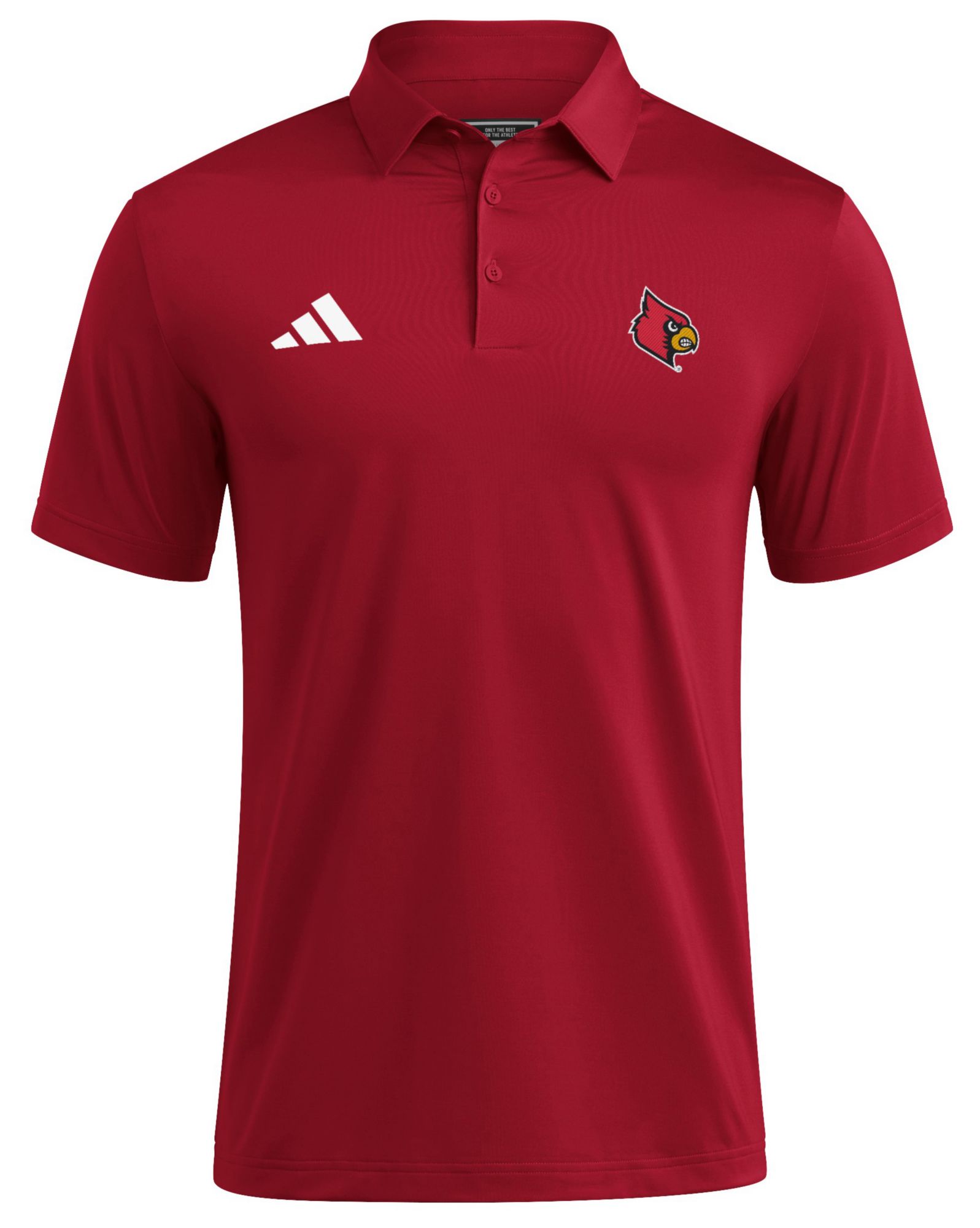 adidas Men's Louisville Cardinals Medium Red Ultimate365 Mesh Polo product image