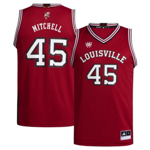 adidas Men's Louisville Cardinals Jeff Brohm #11 White Replica