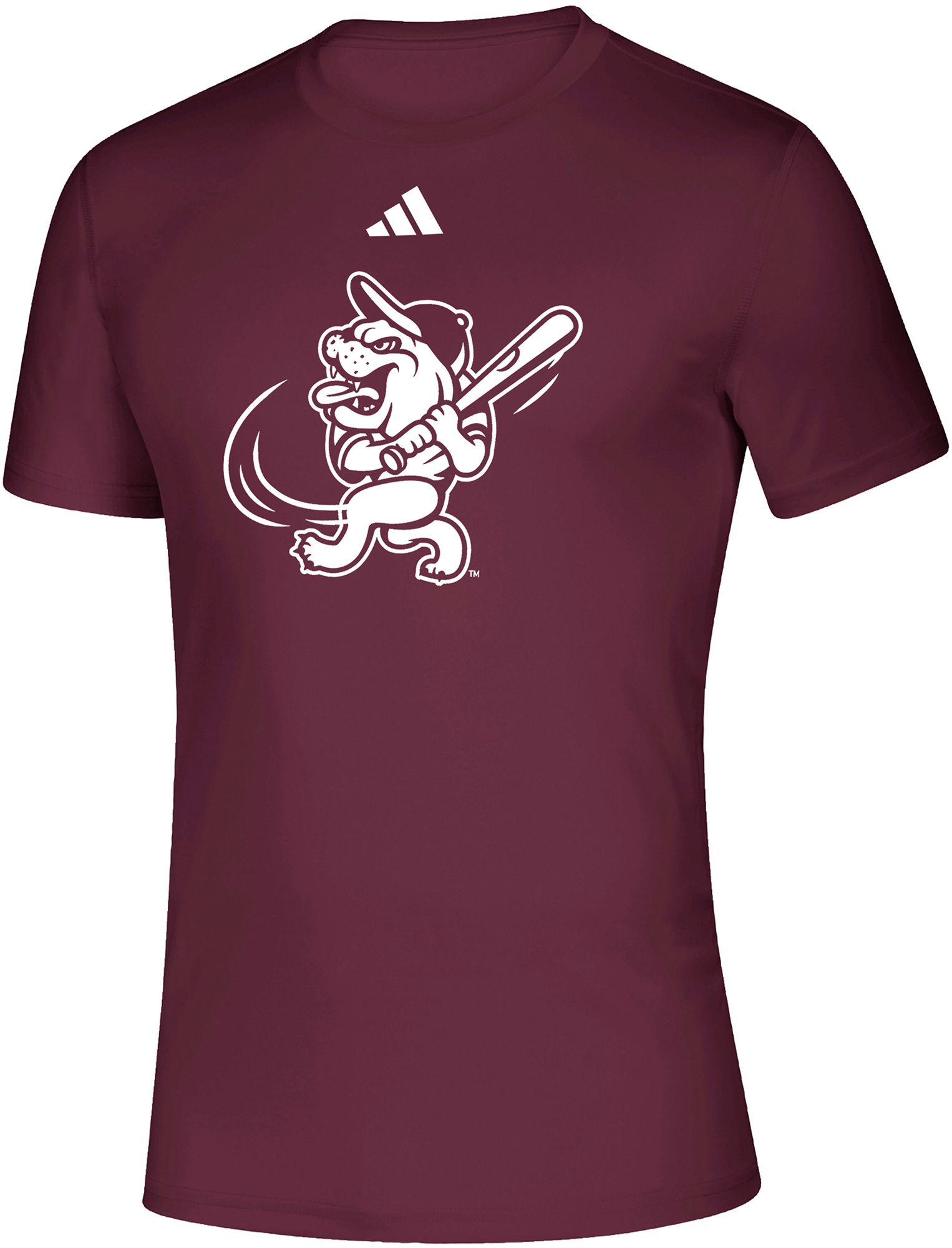 adidas Men's Mississippi State Bulldogs Maroon Swinging Bully T-Shirt product image