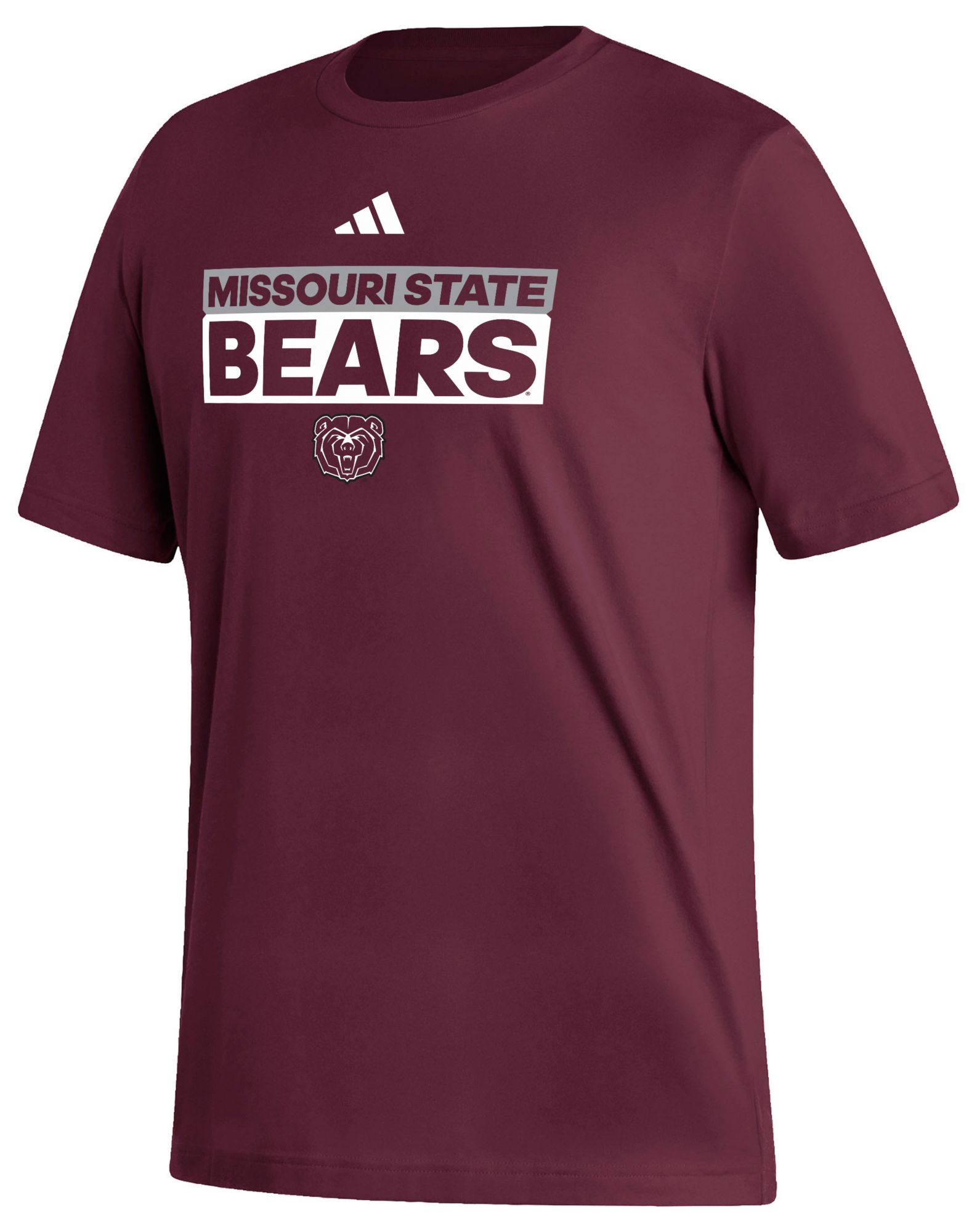 adidas Men's Missouri State Bears Maroon Fresh Training Short Sleeve T-Shirt product image