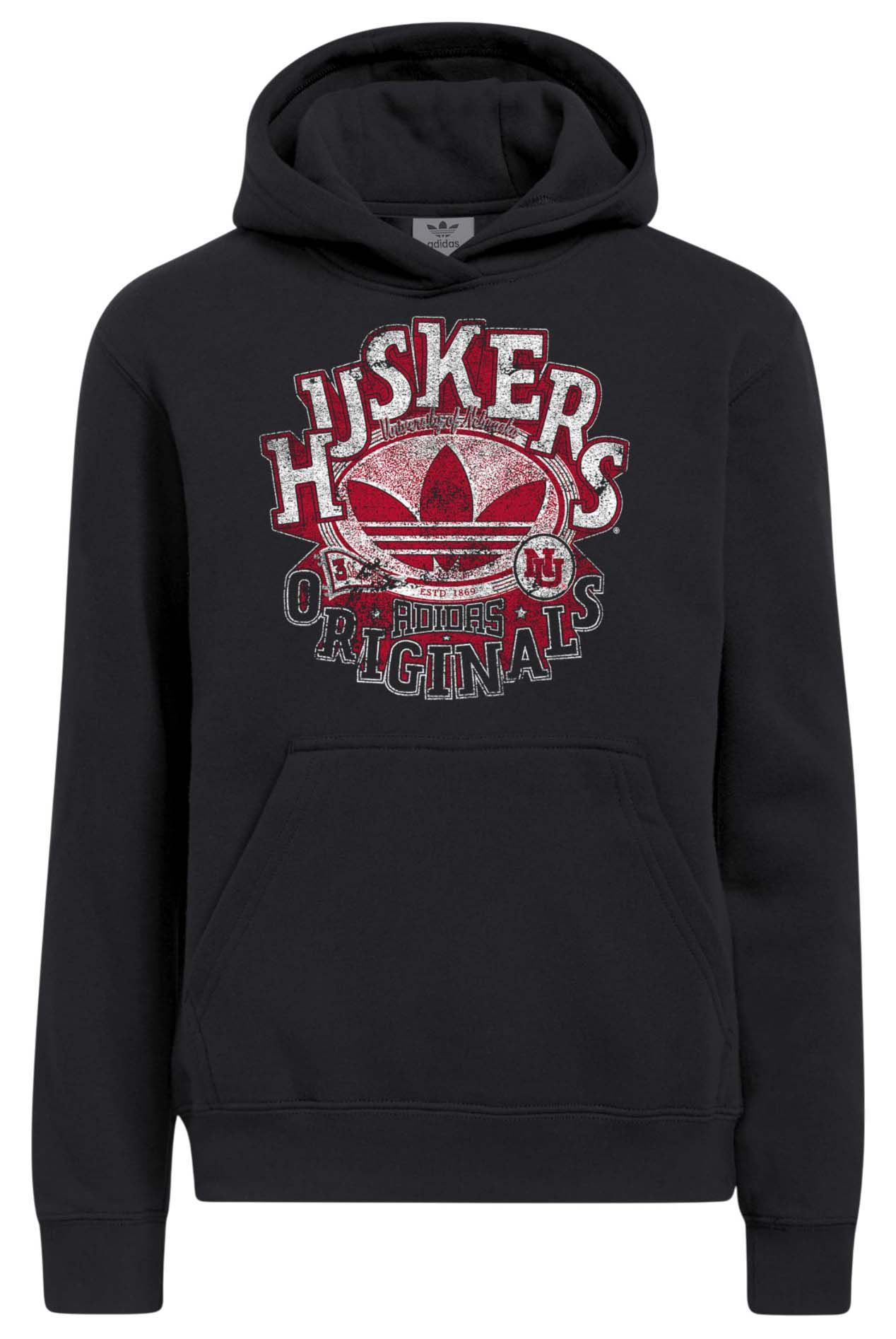 adidas Men's Nebraska Cornhuskers Black Originals Hoodie product image