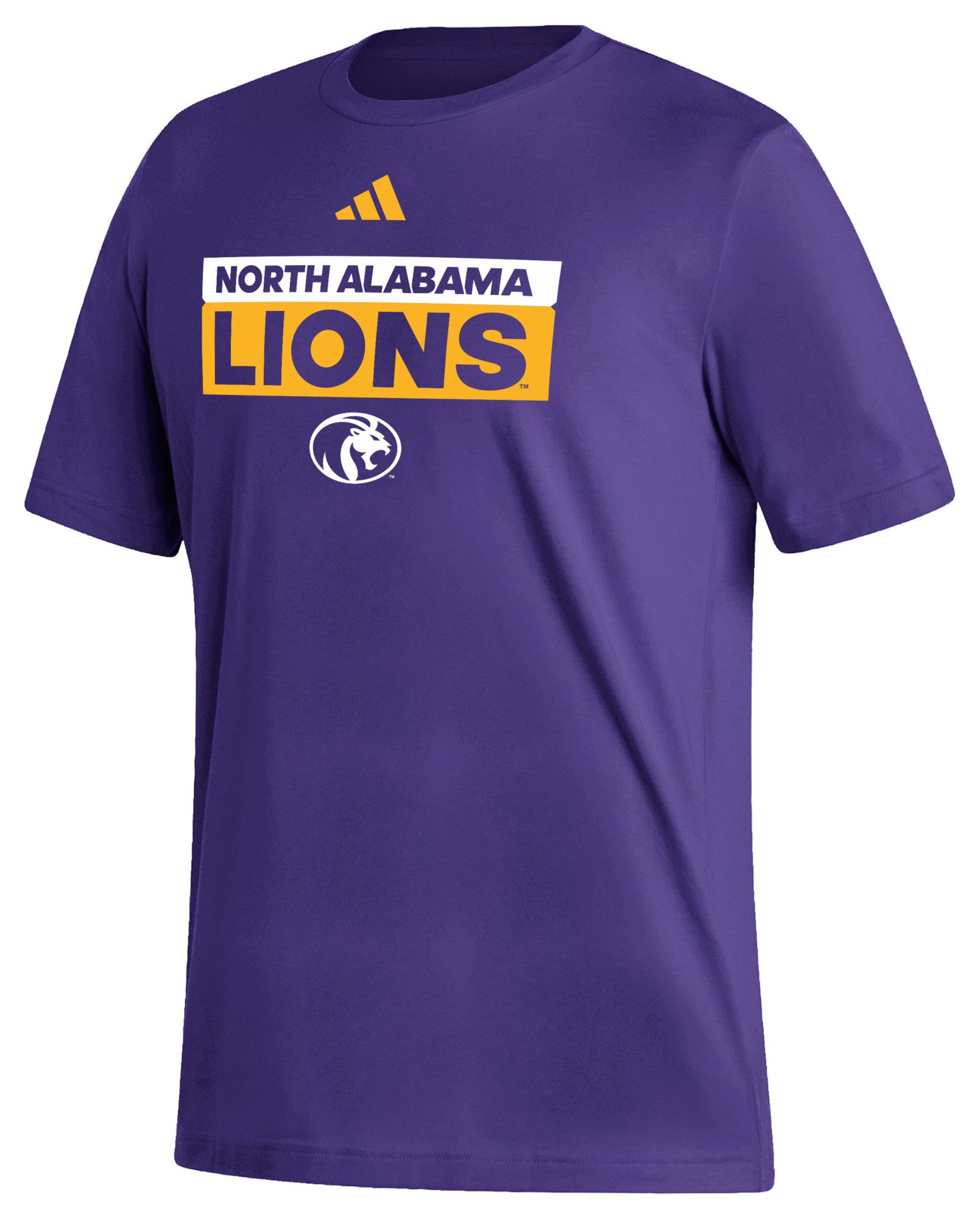 adidas Men's North Alabama  Lions Purple Fresh Training Short Sleeve T-Shirt product image