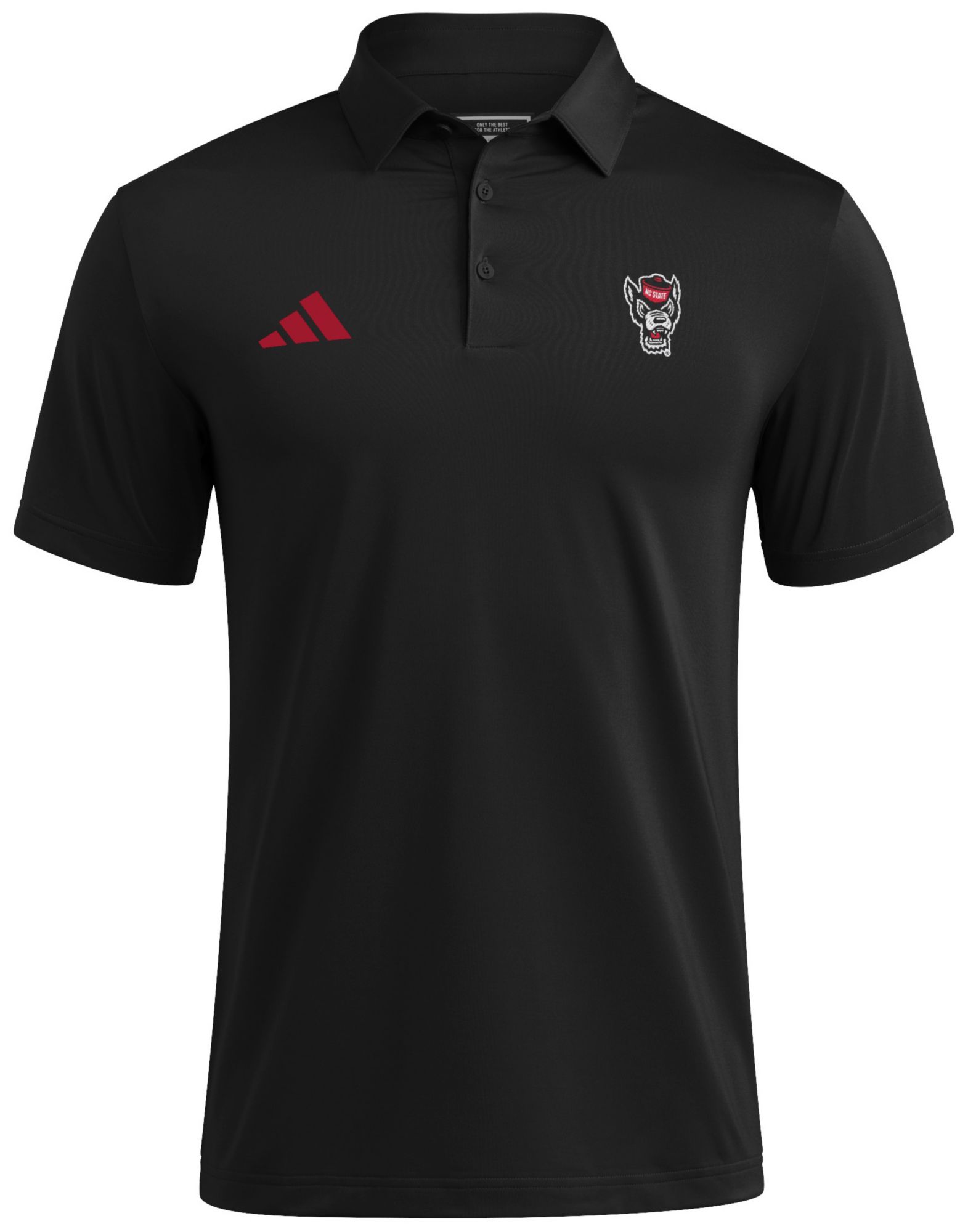 adidas Men's NC State Wolfpack Black Ultimate365 Mesh Polo product image