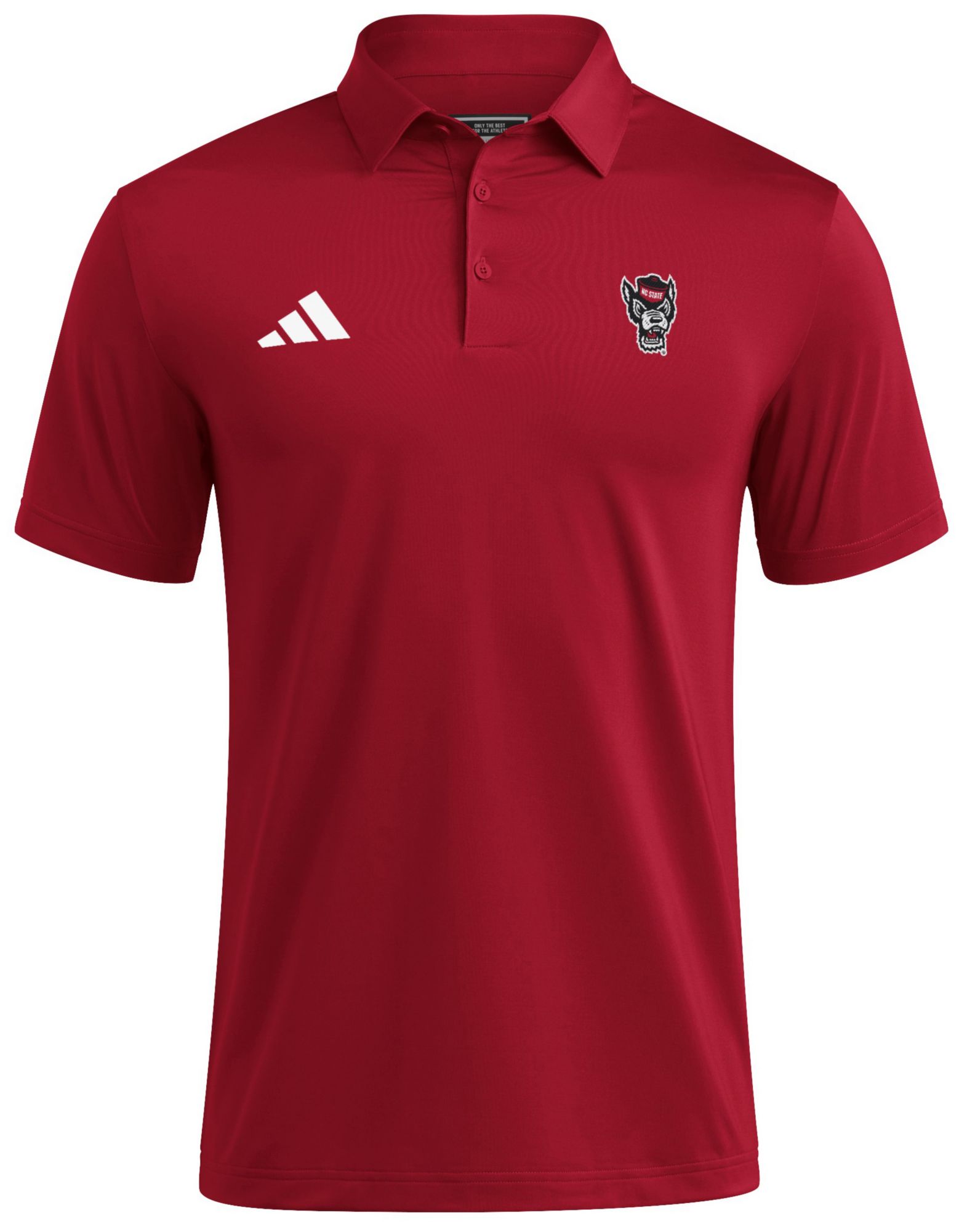 adidas Men's NC State Wolfpack Medium Red Ultimate365 Mesh Polo product image