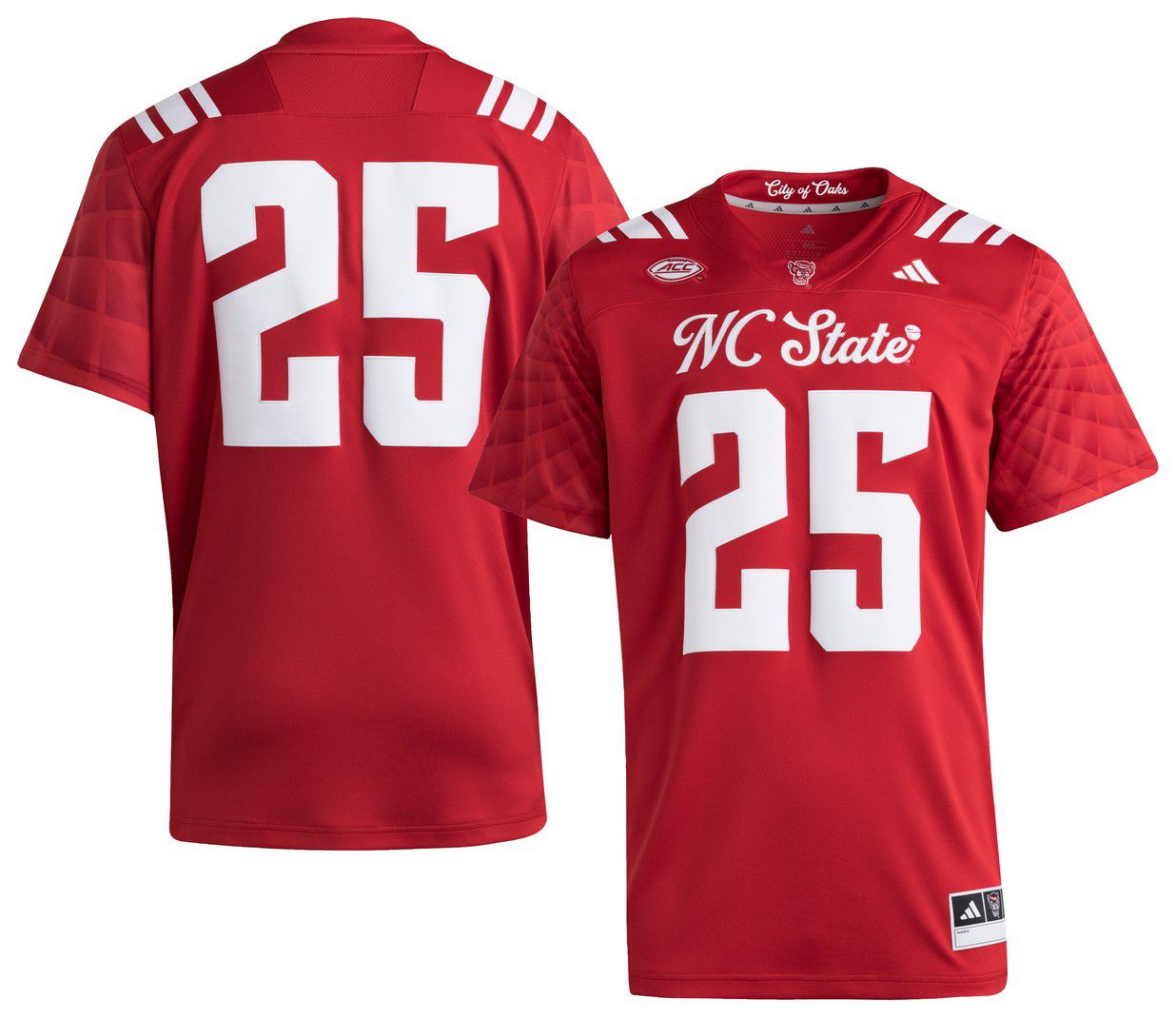 adidas Men's NC State Wolfpack Red Strategy 'City of Oaks' Jersey product image