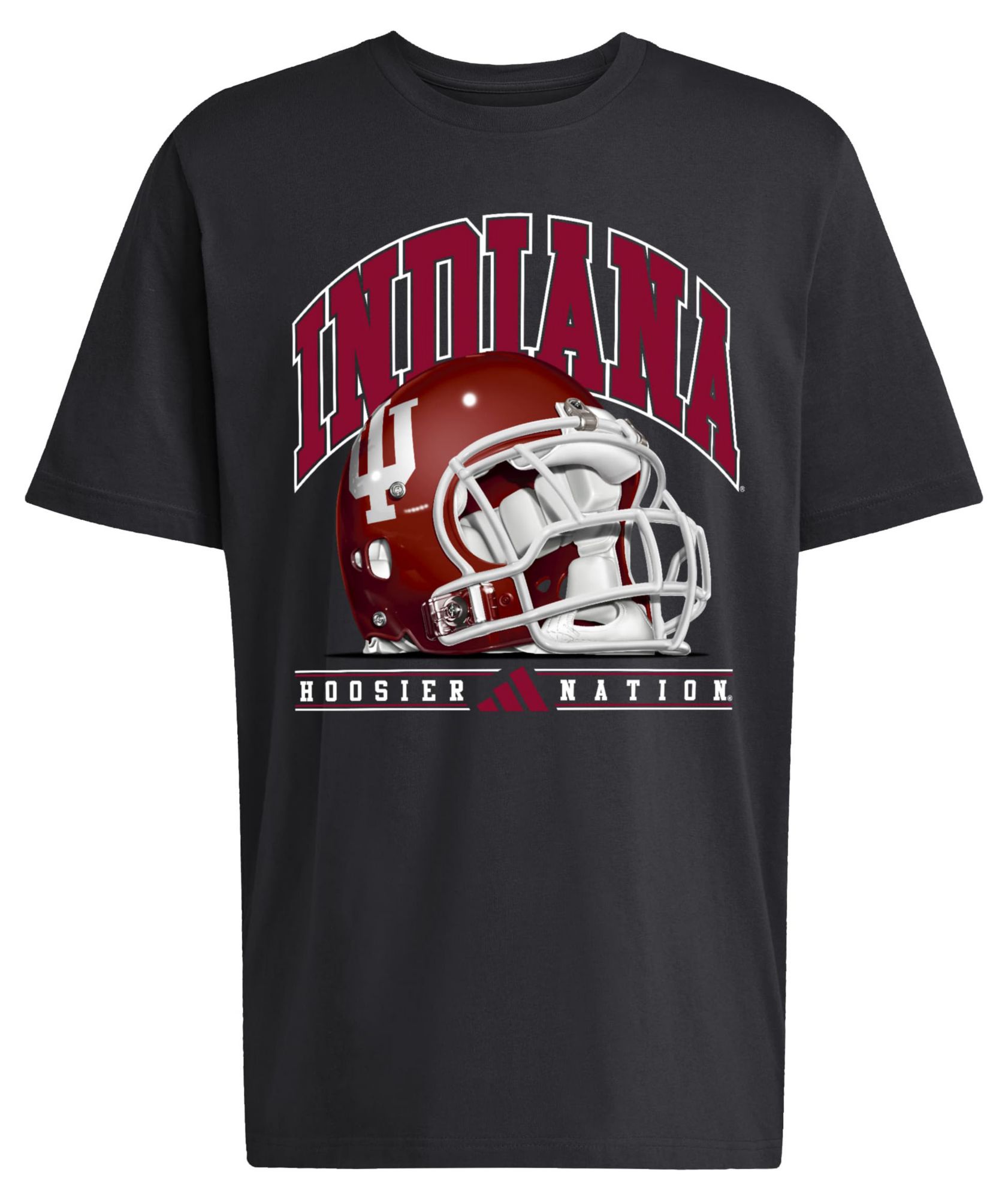 adidas Men's Indiana Hoosiers Black Football Refresh T-Shirt product image