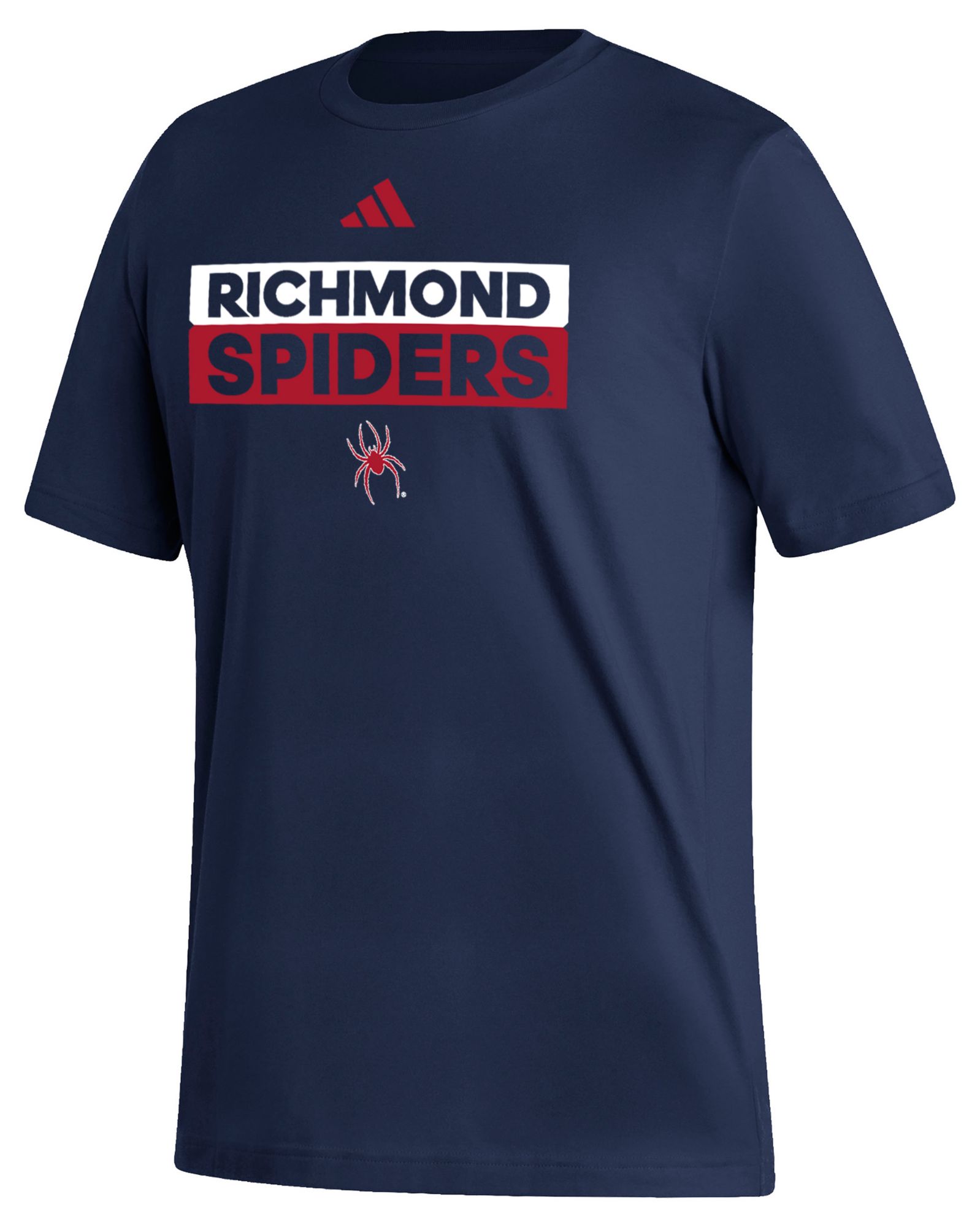 adidas Men's Richmond Spiders Navy Fresh Training Short Sleeve T-Shirt product image