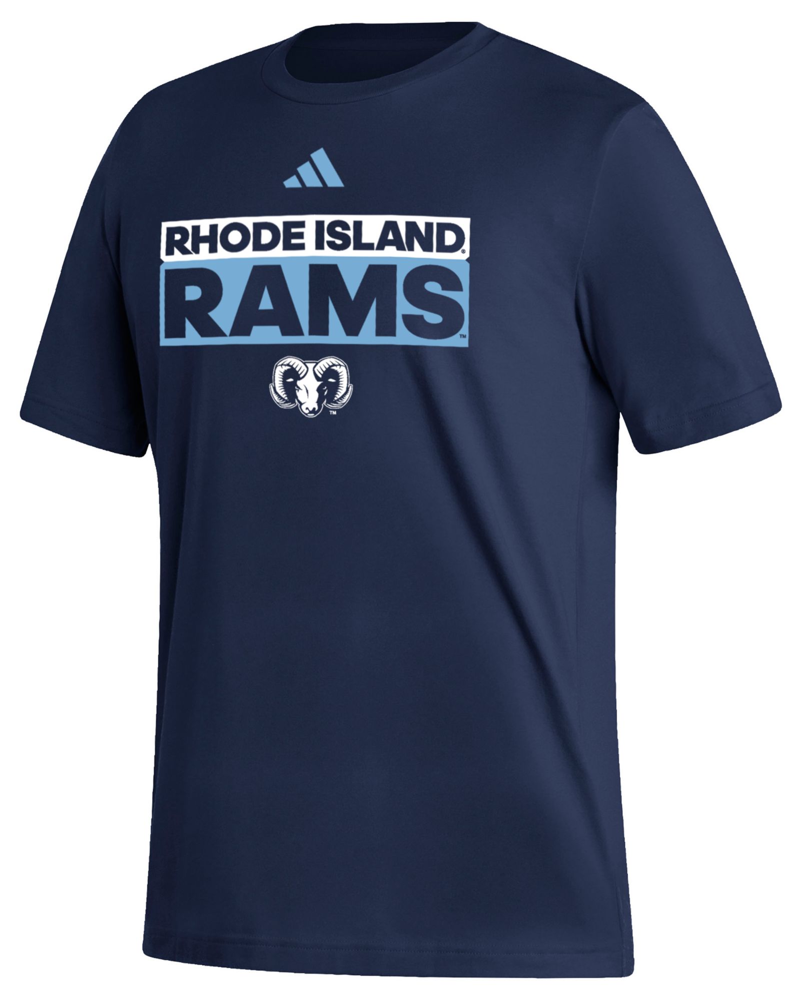 adidas Men's Rhode Island Rams Navy Fresh Training Short Sleeve T-Shirt product image