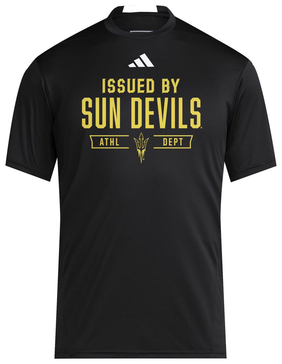 adidas Men's Arizona State Sun Devils Black D4T Short Sleeve T-Shirt product image