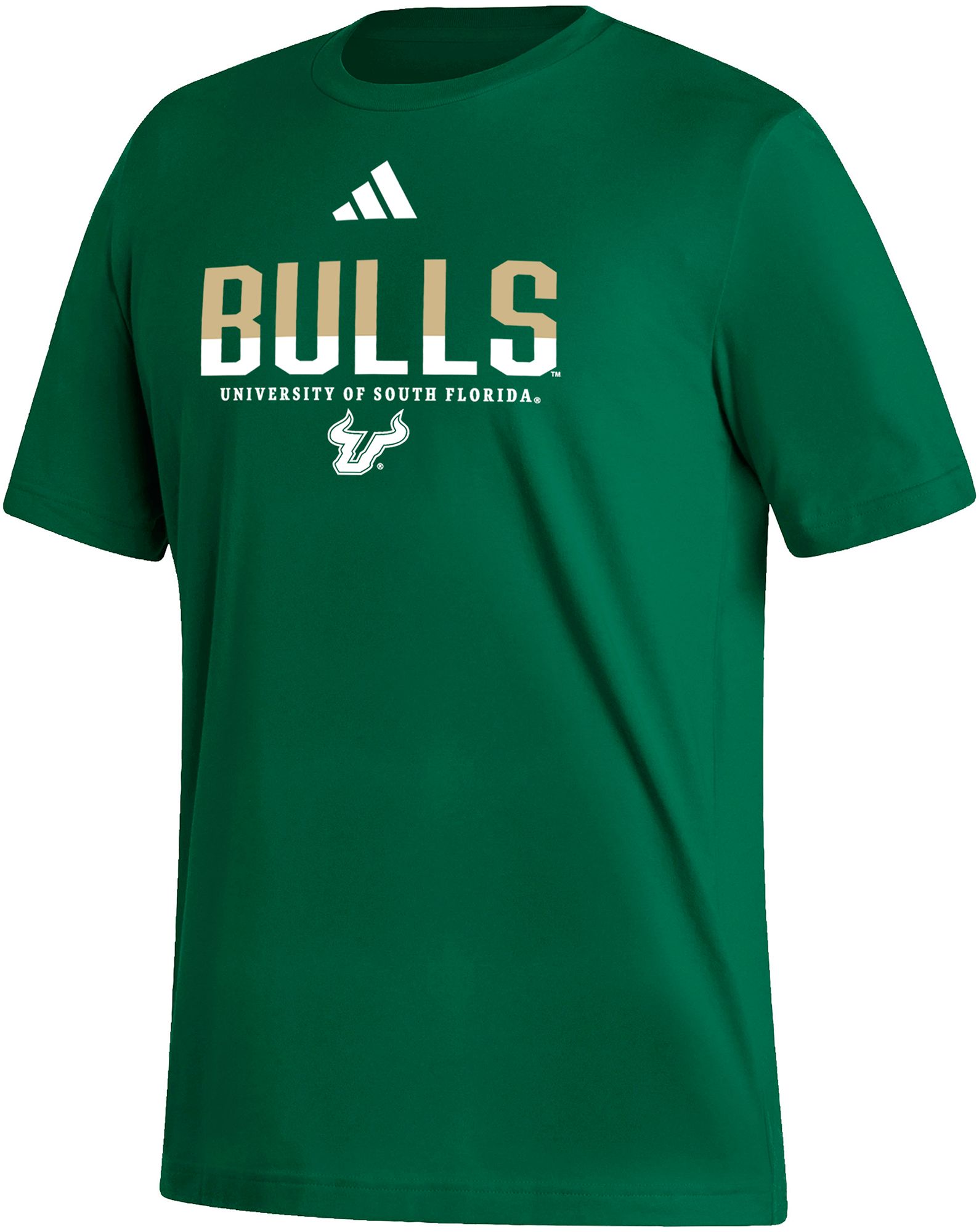 adidas Men's South Florida Bulls Green Fresh T-Shirt product image