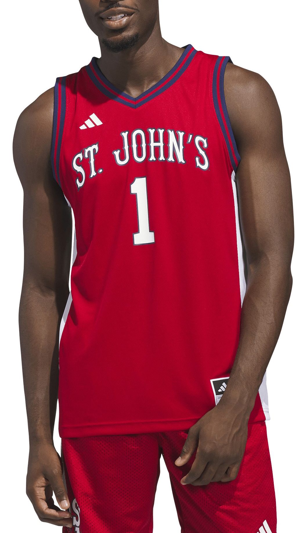 adidas Men's St. John's Red Storm Red Replica Basketball Jersey