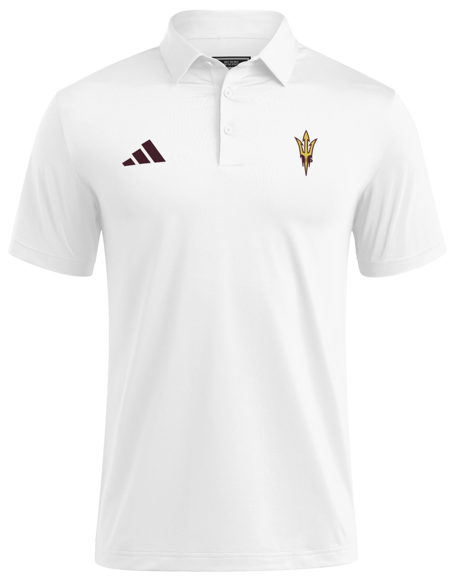 adidas Men's Arizona State Sun Devils White Ultimate365 Mesh Polo product image