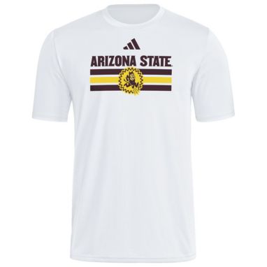 sorry, adidas Men's Arizona State Sun Devils White Throwback Strategy Tech Short Sleeve T-Shirt is currently out of stock