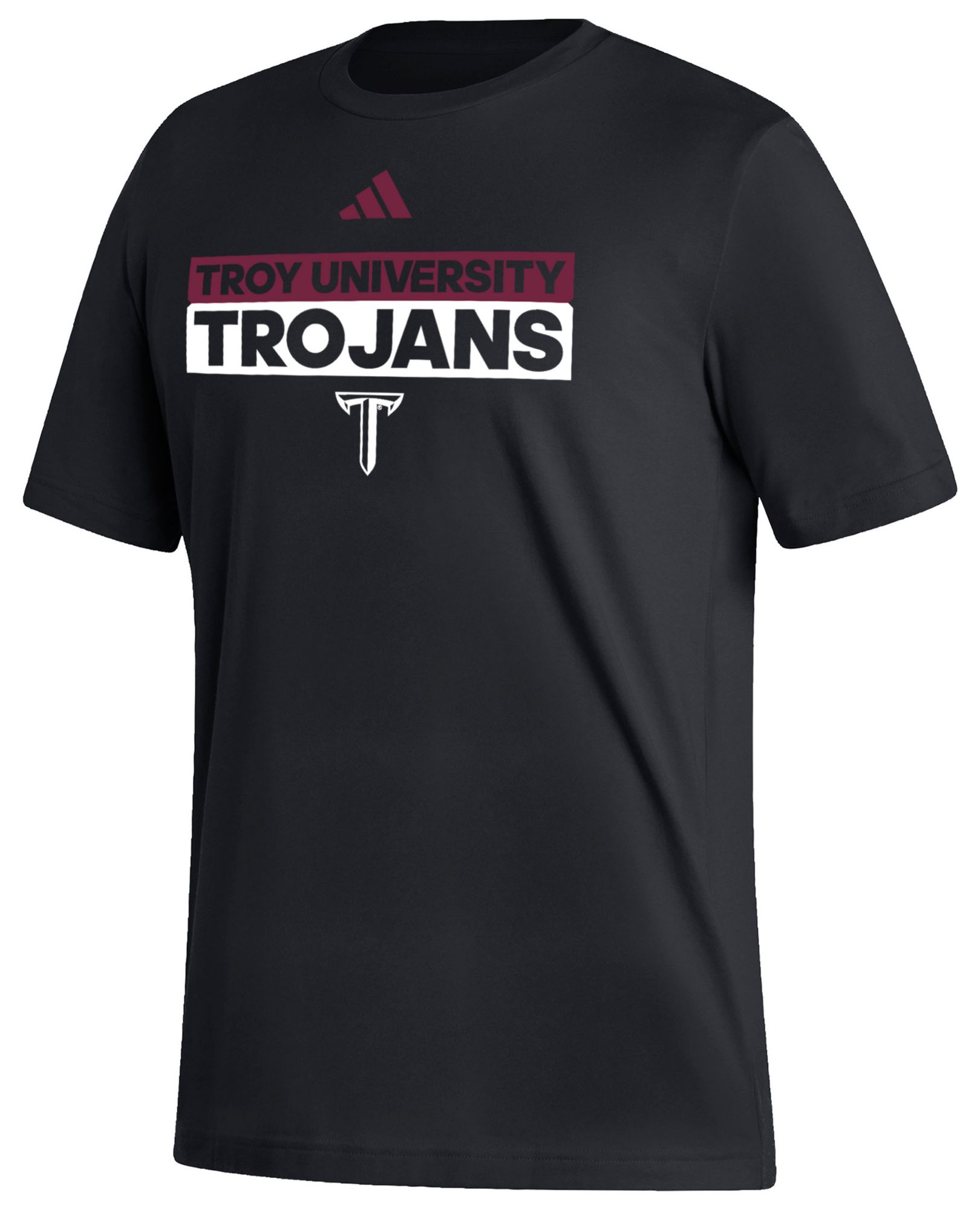 adidas Men's Troy Trojans Black Fresh Training Short Sleeve T-Shirt product image