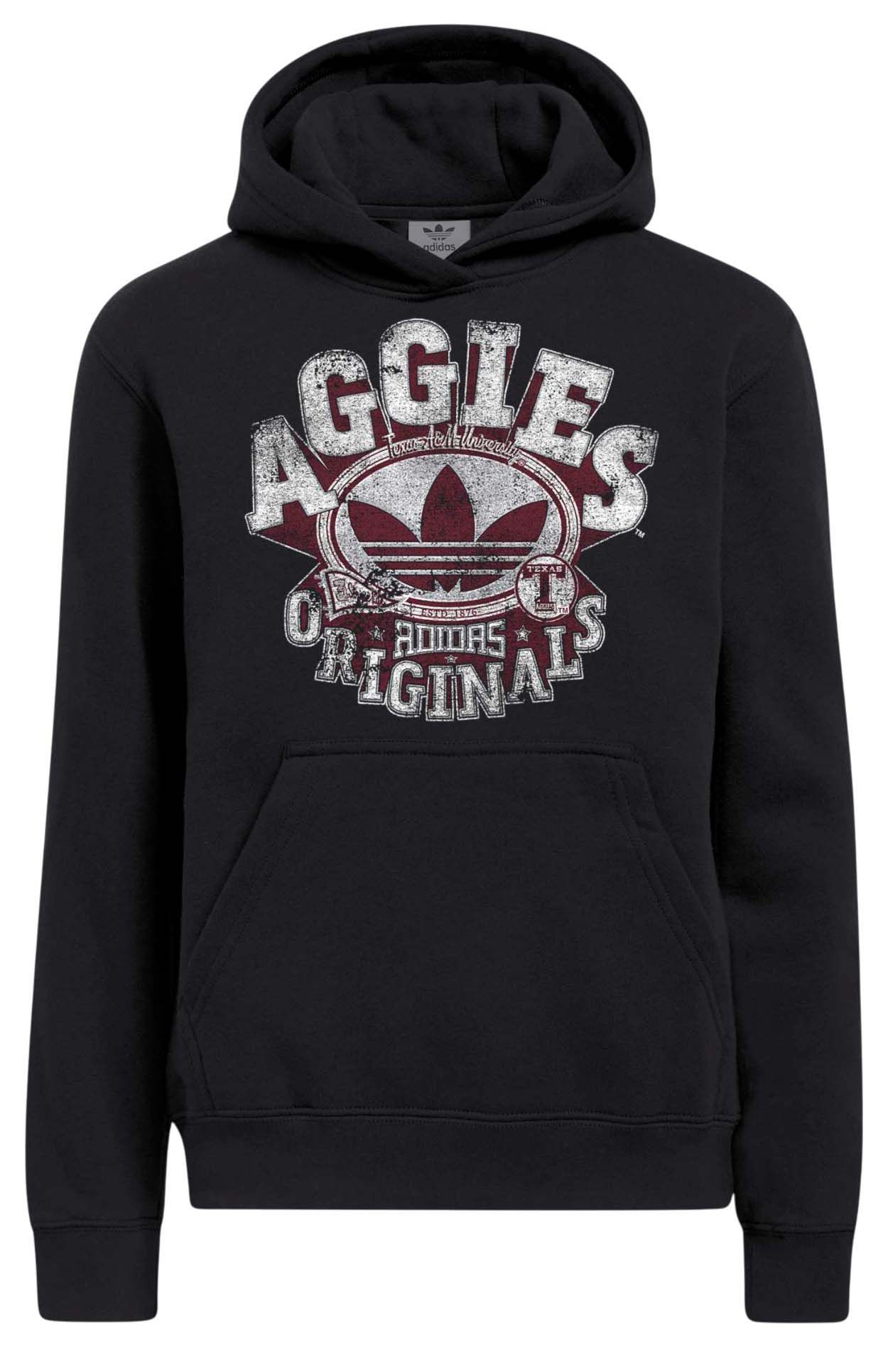 adidas Men's Texas A&M Aggies Black Originals Hoodie product image
