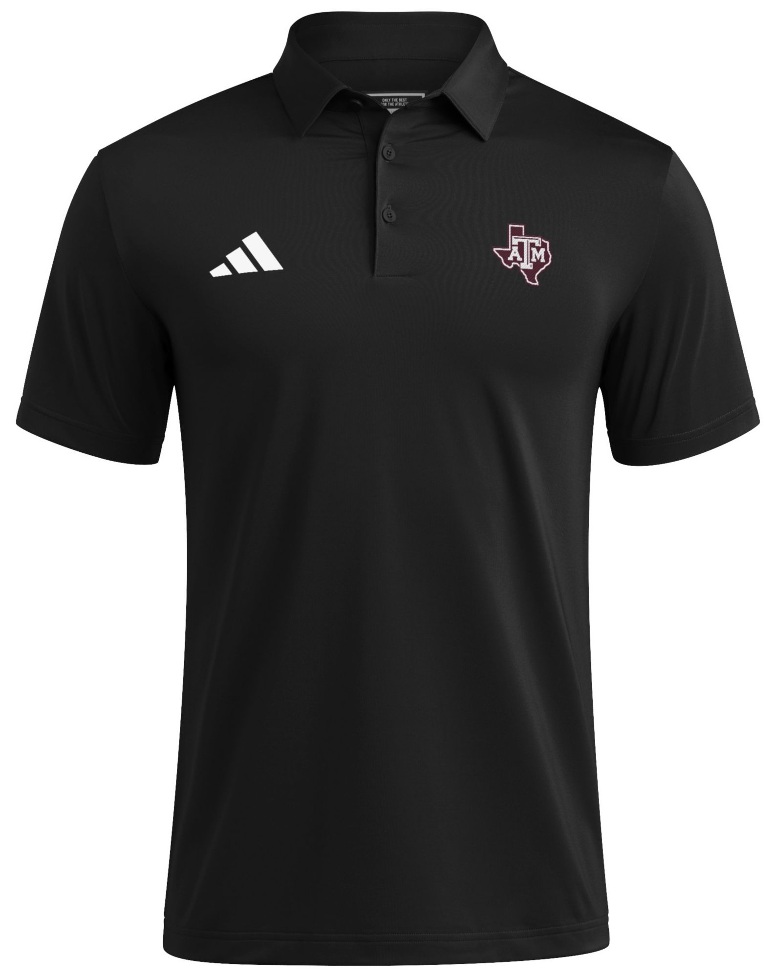 adidas Men's Texas A&M Aggies Black Ultimate365 Mesh Polo product image