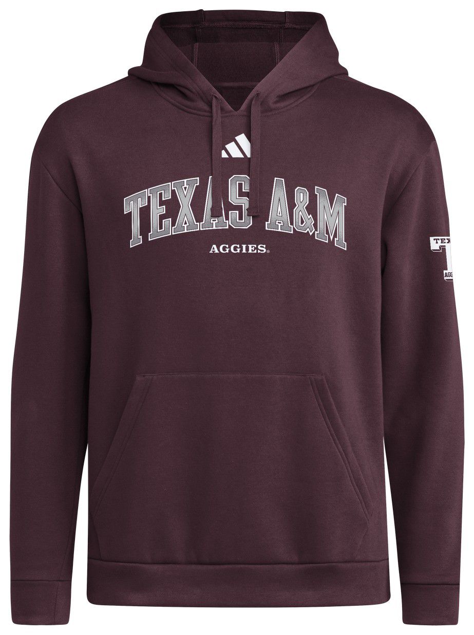 adidas Men's Texas A&M Aggies Medium Red Seasonal Vault Faded Dreams Fleece Pullover Hoodie product image