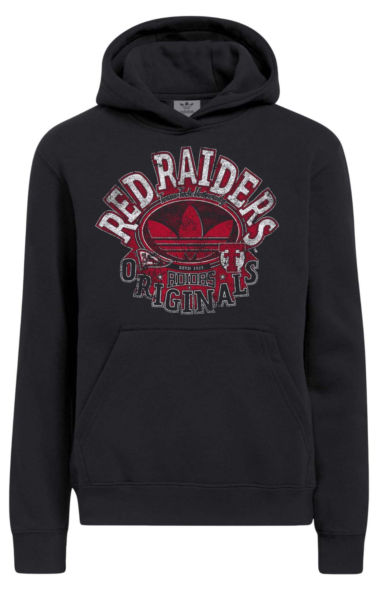 adidas Men's Texas Tech Red Raiders Black Originals Hoodie product image