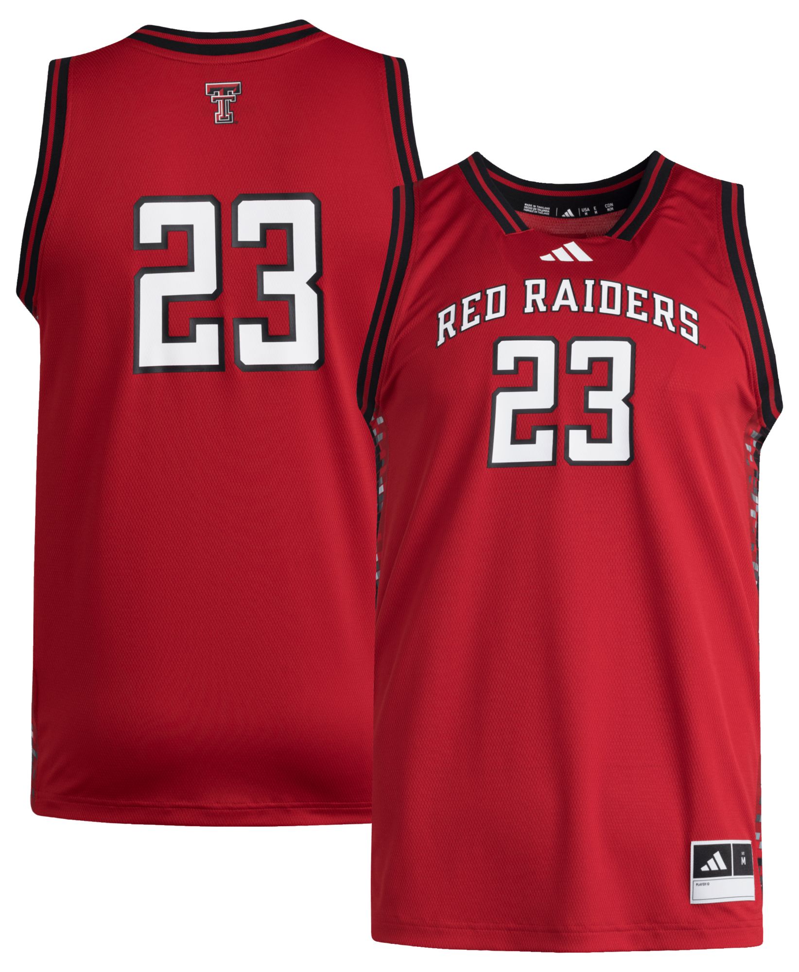 adidas Men's Texas Tech Red Raiders Red Swingman Basketball Jersey product image