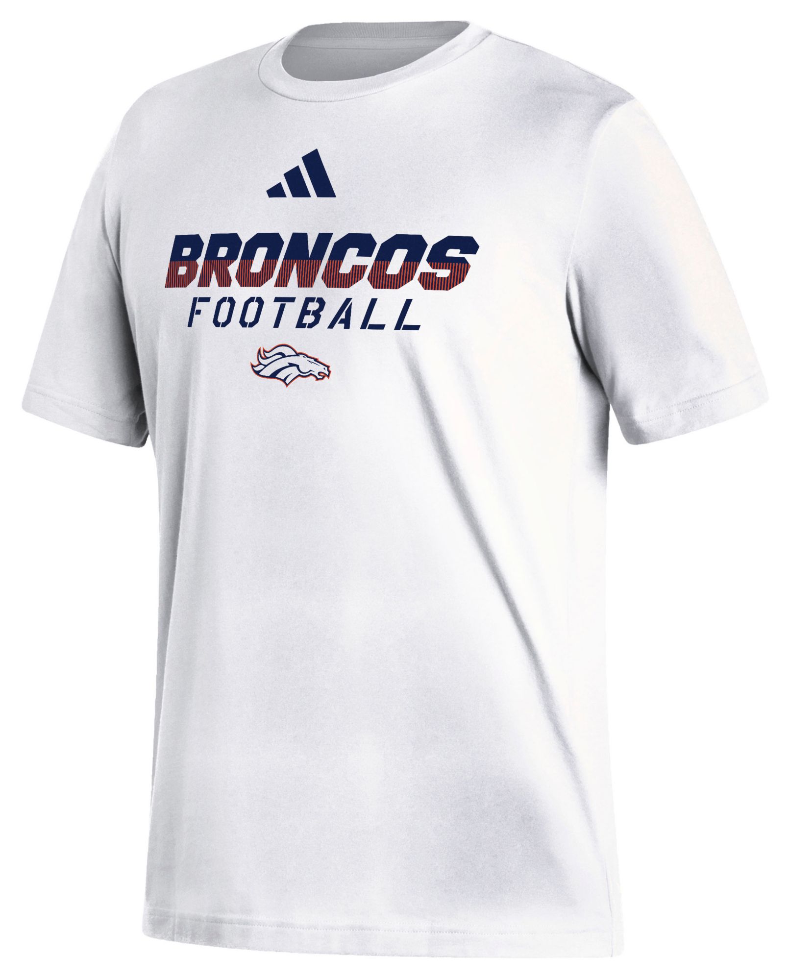 adidas Men's Western Michigan Broncos White Fresh Training Short Sleeve T-Shirt product image