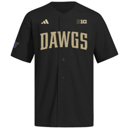 adidas Men's Washington Huskies Violet Fusion Baseball Replica