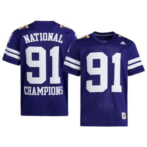 adidas Men's Washington Huskies Violet Fusion Baseball Replica