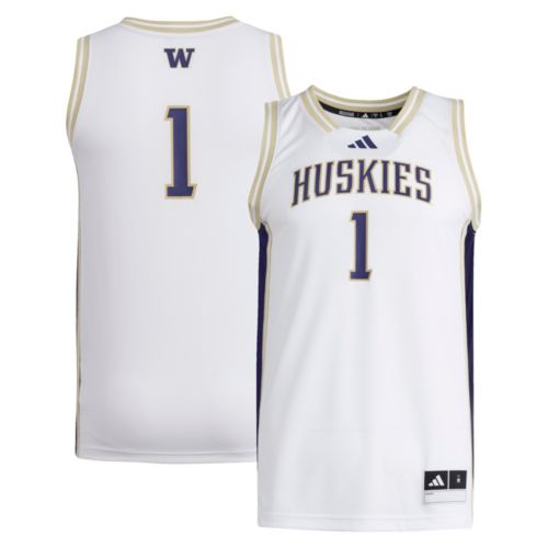 adidas Men's Washington Huskies Violet Fusion Baseball Replica
