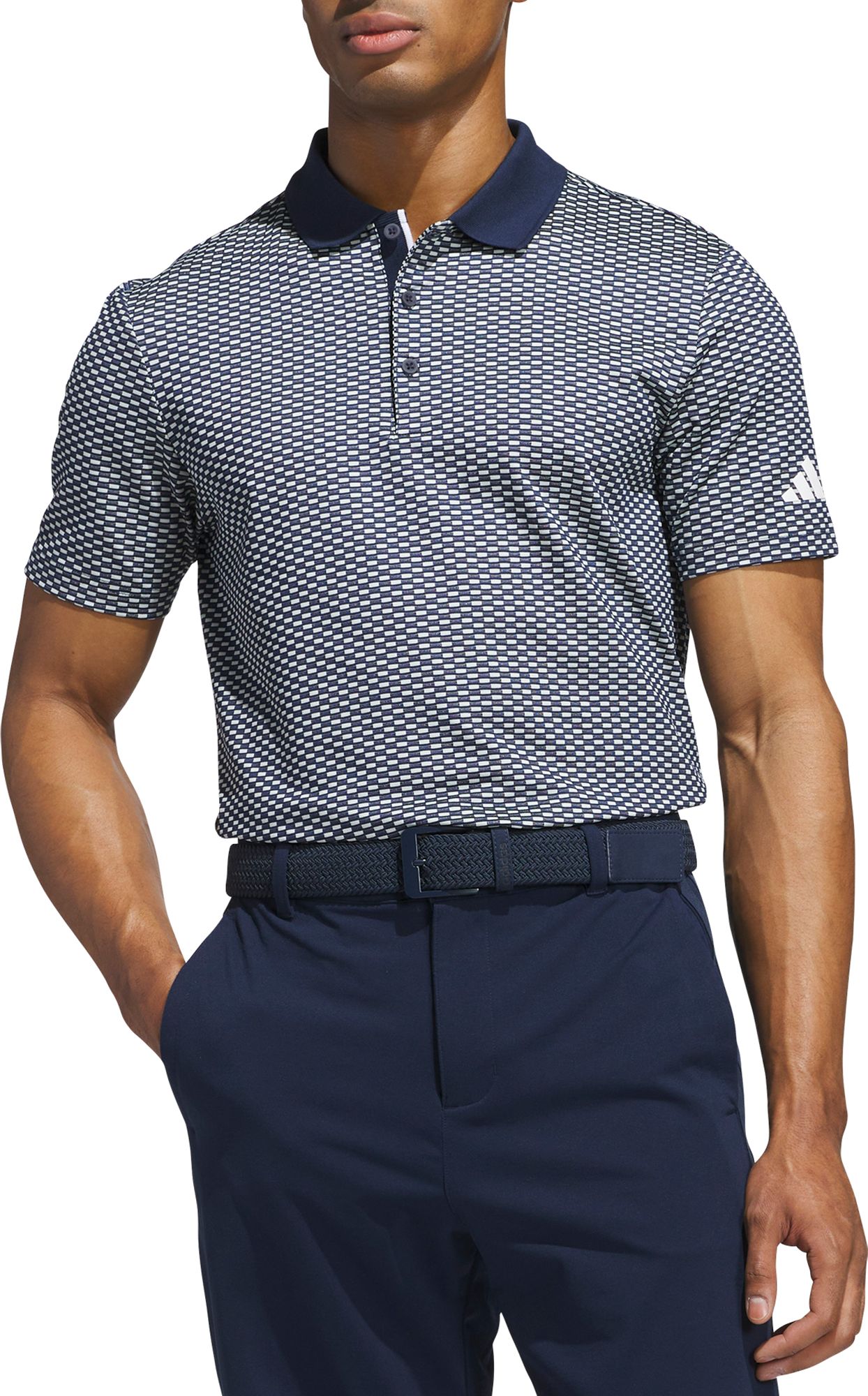adidas Men's Beyond Textured Polo Golf Shirt product image
