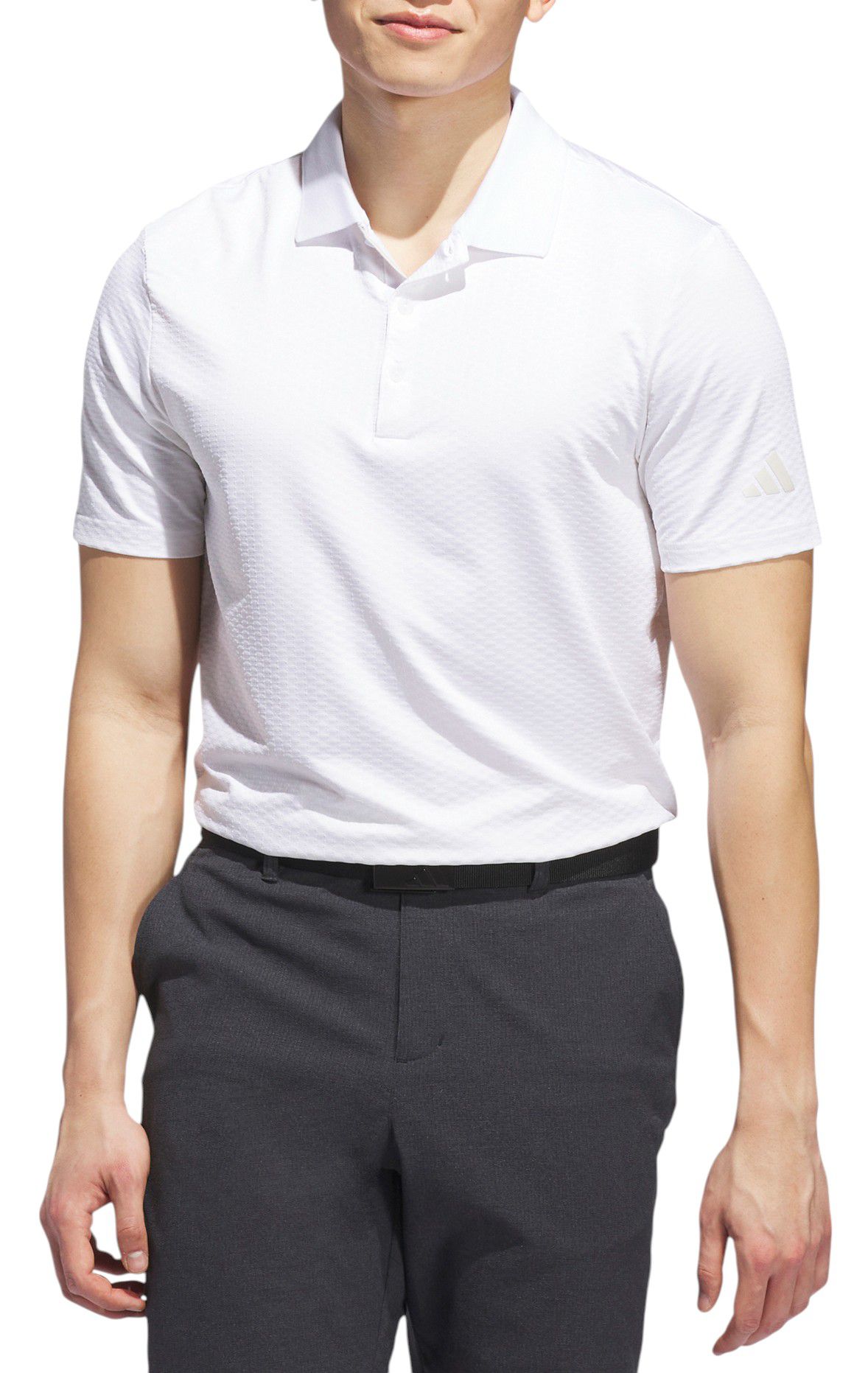 adidas Men's Beyond Textured Polo Golf Shirt product image