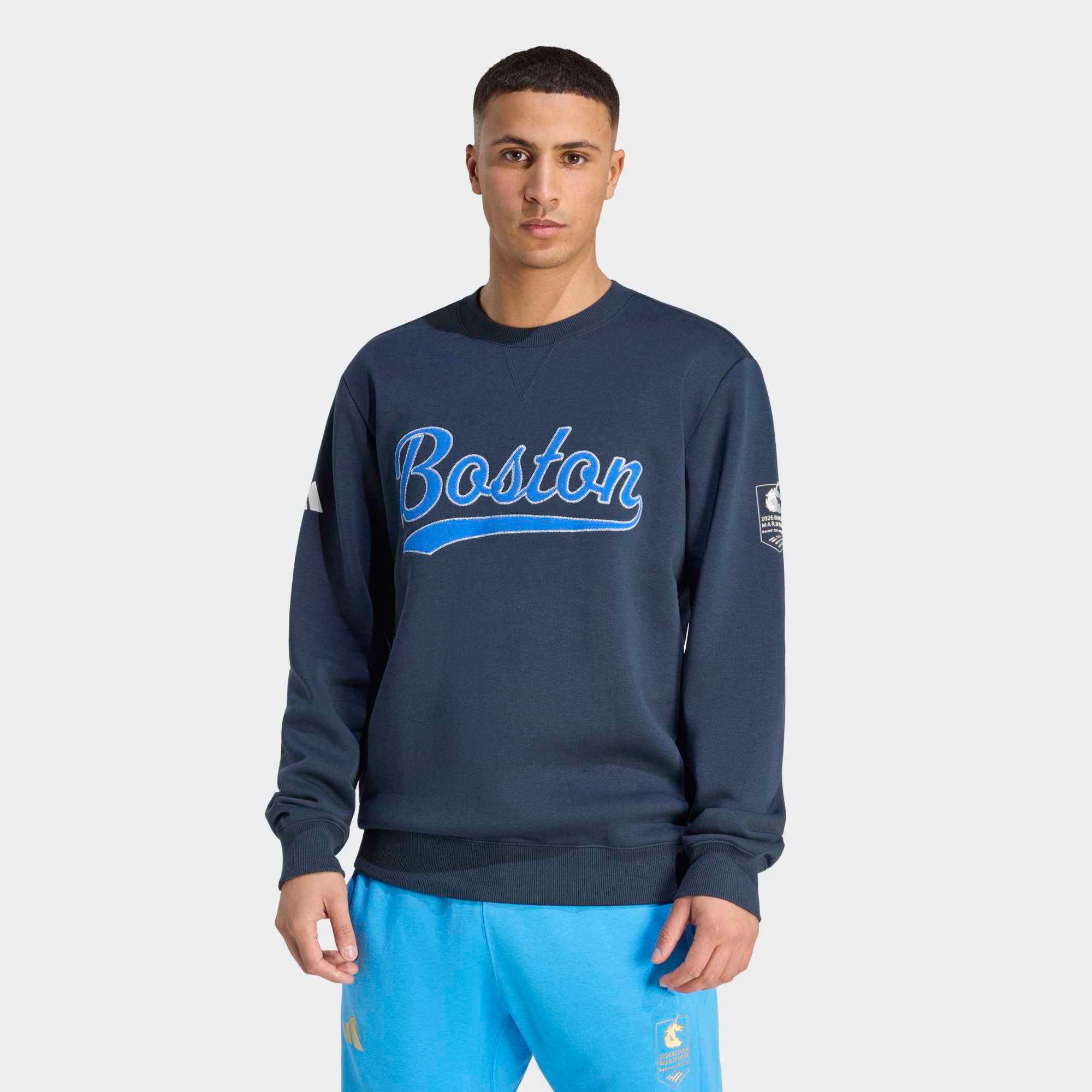 adidas Men's Boston Marathon 2026 Crewneck Sweatshirt product image