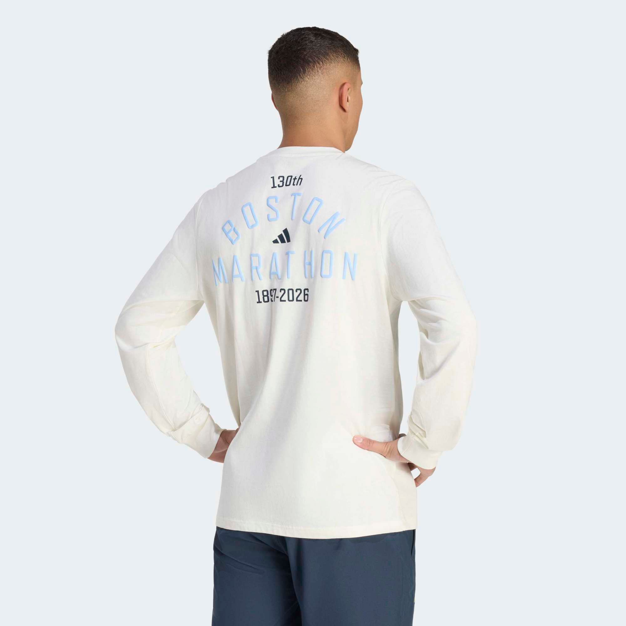 adidas Men's Boston Marathon 2026 Long Sleeve Graphic T-Shirt product image