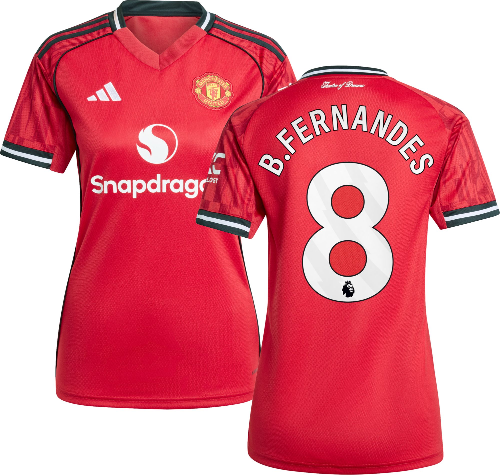 adidas Women's Manchester United #8 Bruno Fernandes 2025-26 Home Replica Jersey product image