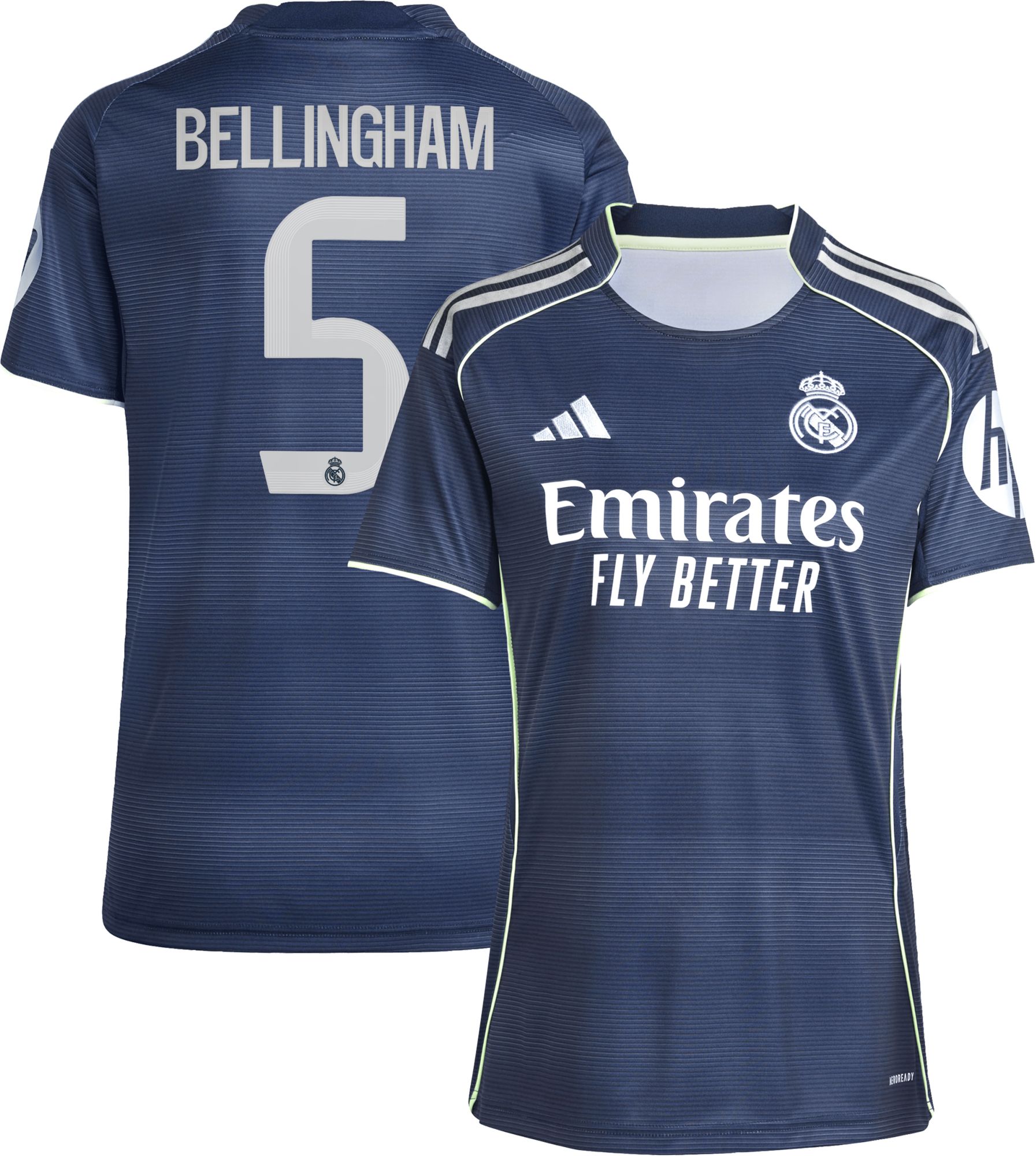 adidas Women's Real Madrid Jude Bellingham #5 2025 Away Replica Jersey product image