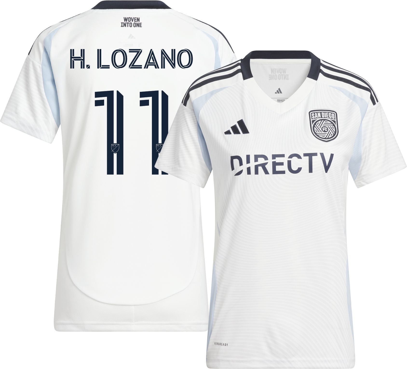 adidas Women's San Diego FC Hirving Lozano #11 2025 Secondary Replica Jersey product image